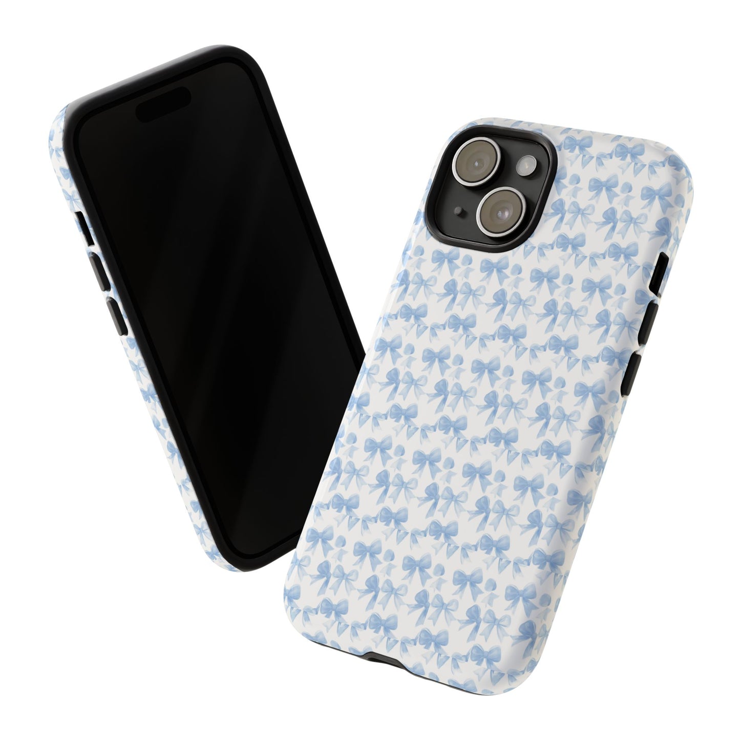 Blue Bow - Phone Case