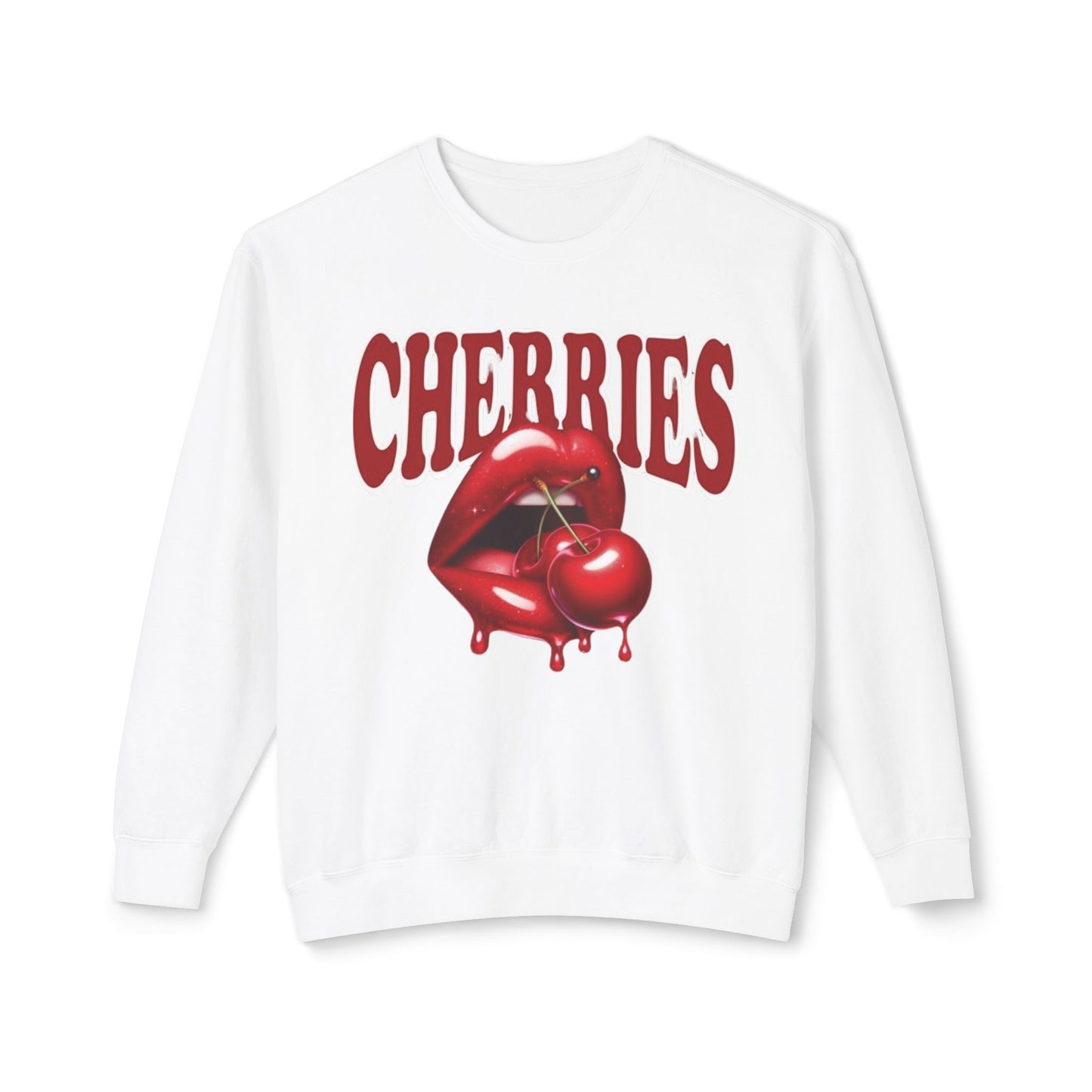 Cherries Lip-Women's Sweetshirt