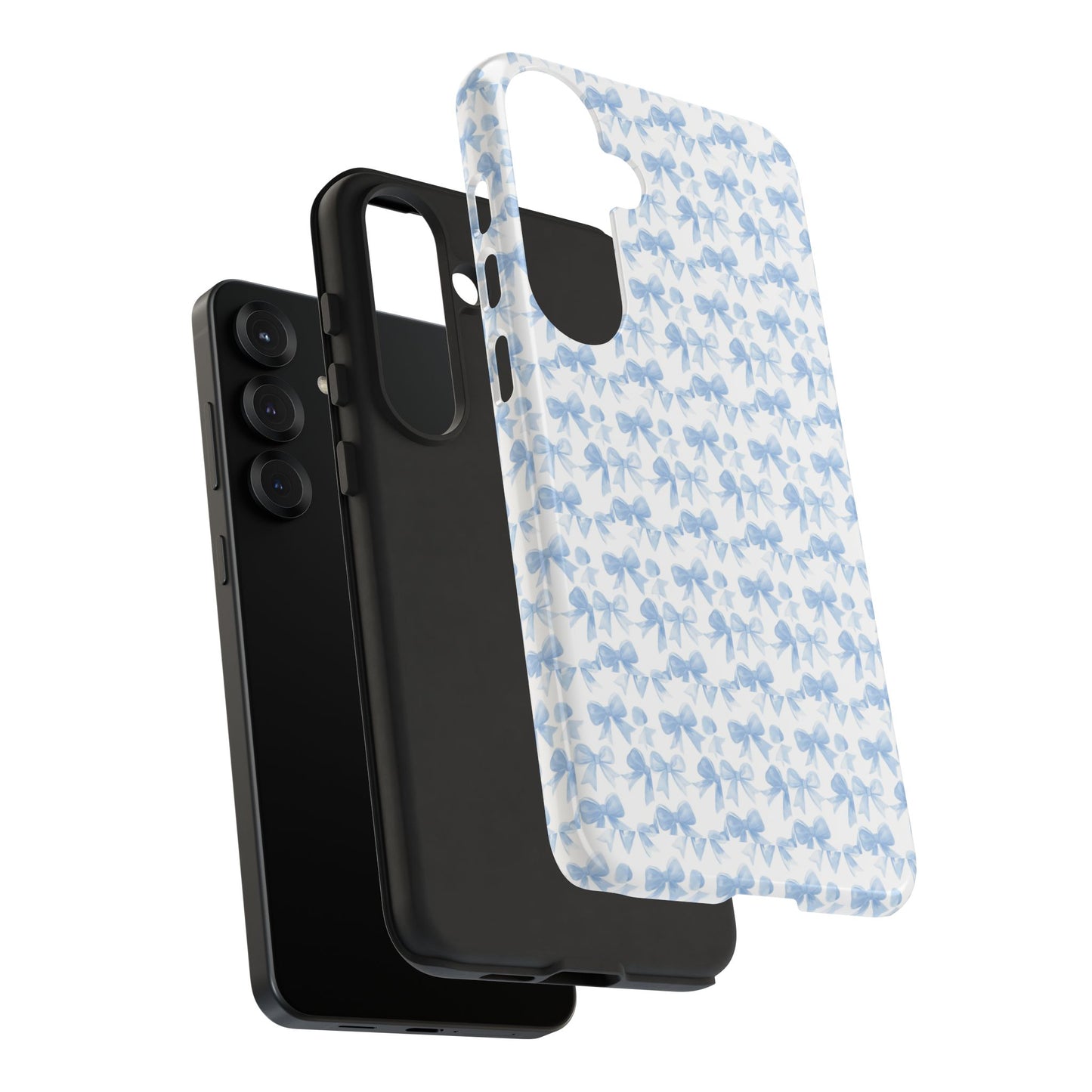 Blue Bow - Phone Case