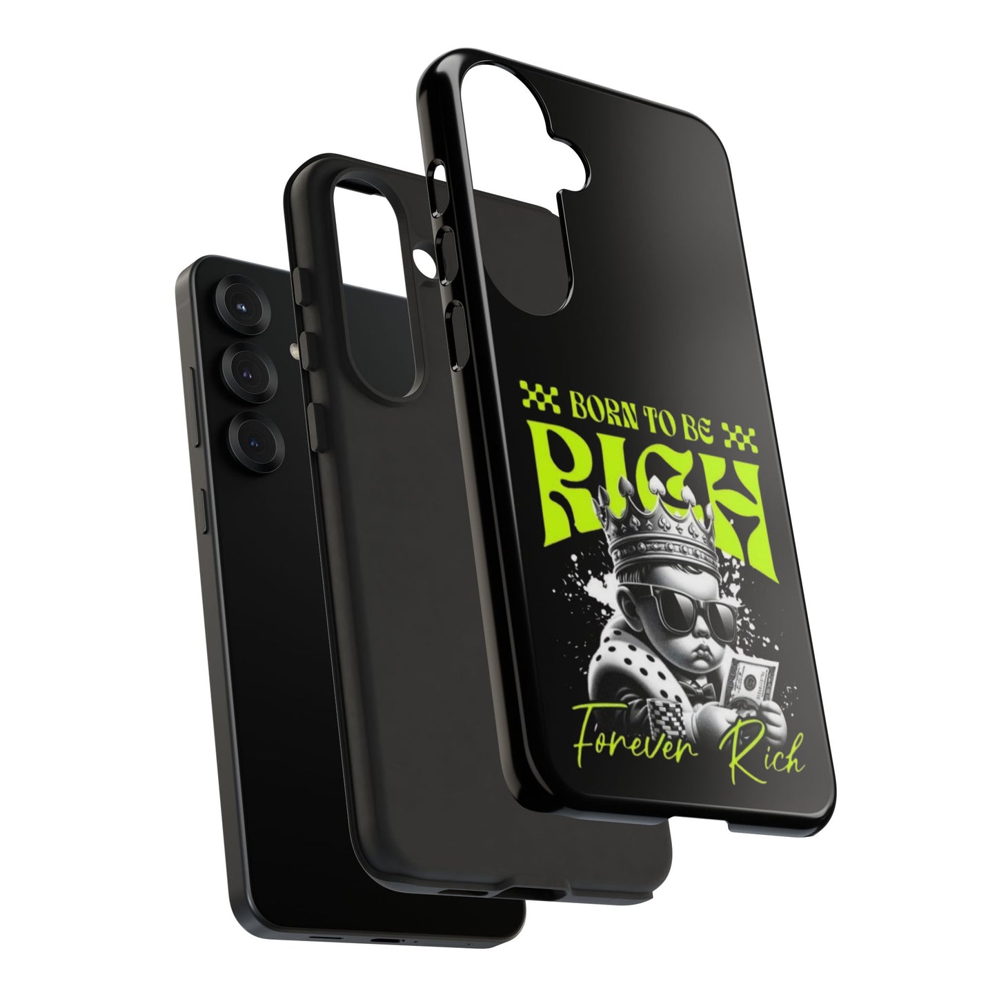 ,, Born to Be Rich"-Phone Case