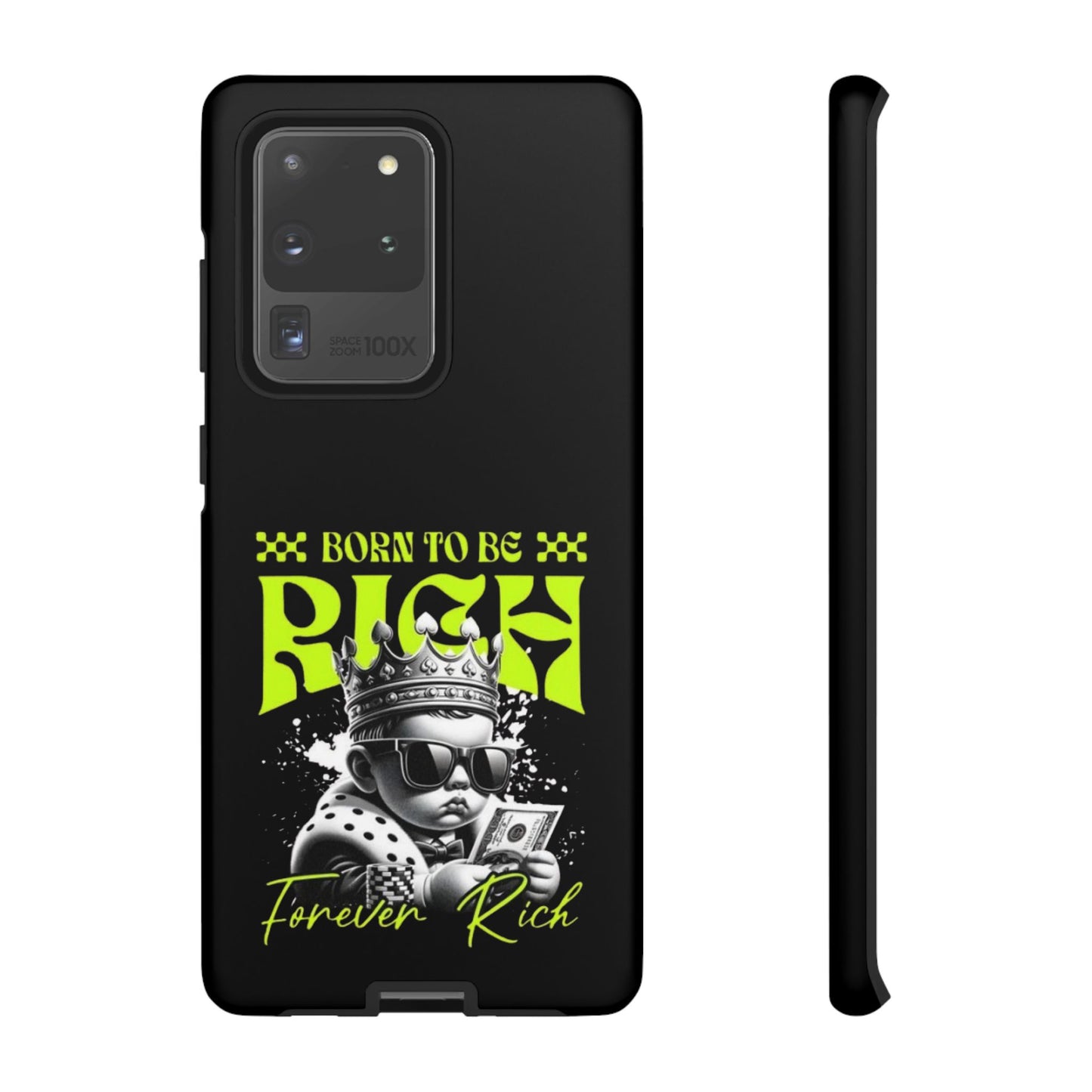 ,, Born to Be Rich"-Phone Case