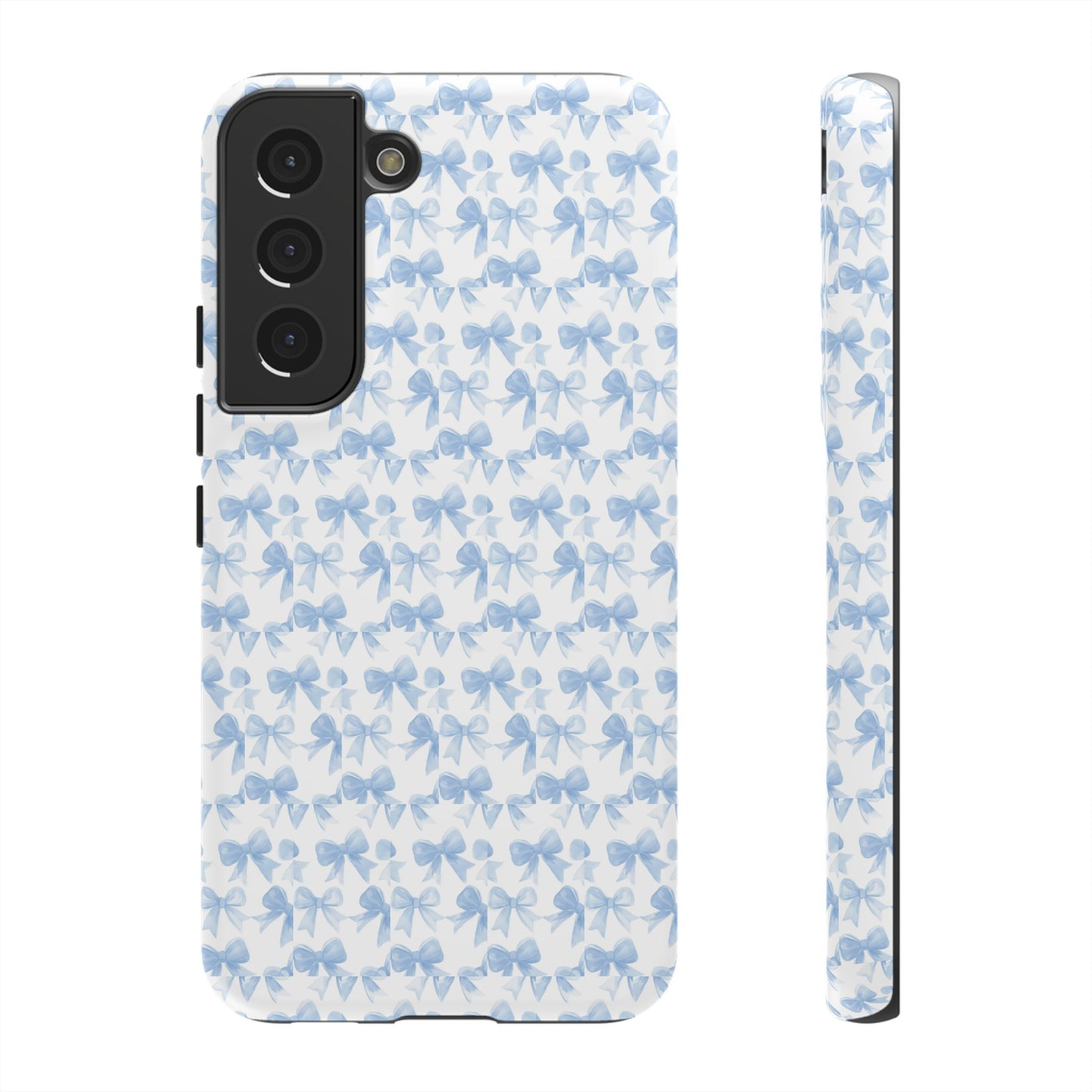 Blue Bow - Phone Case