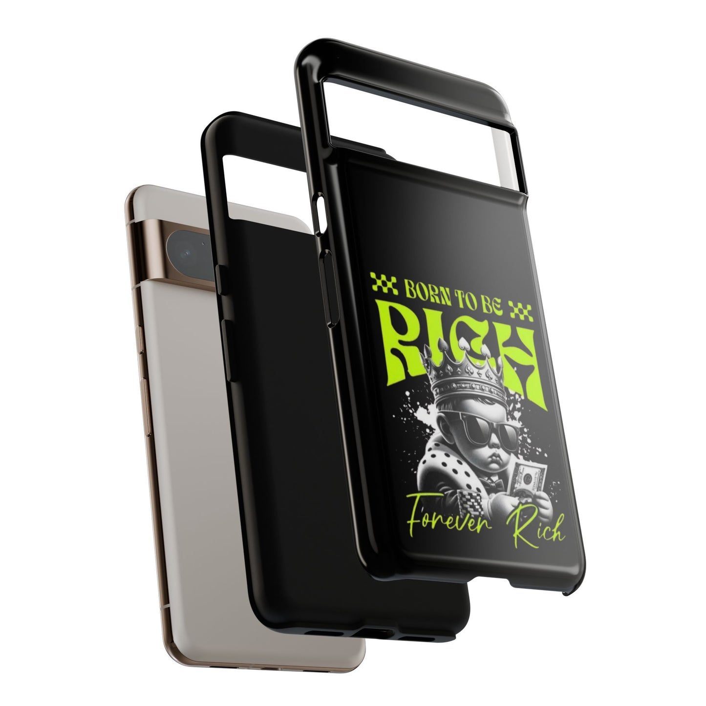 ,, Born to Be Rich"-Phone Case