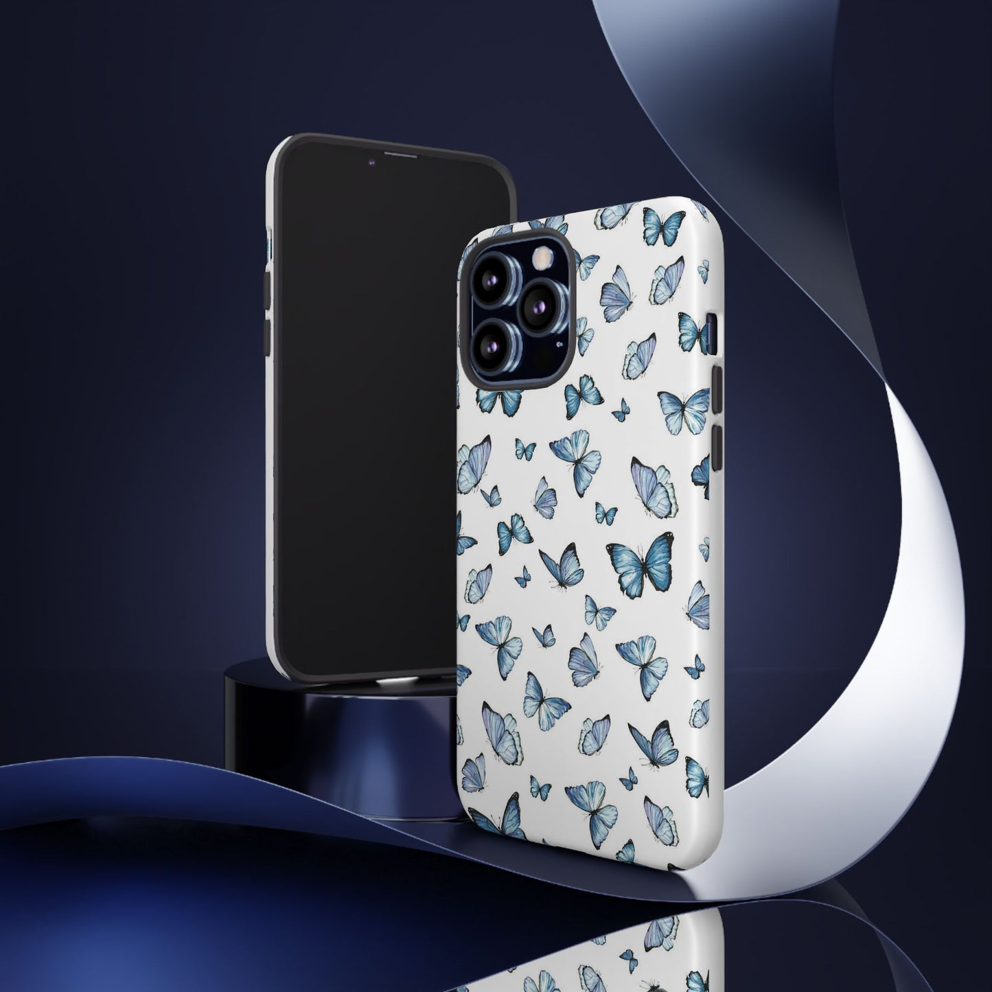 Blue Flutter Phone Case - Stylish & Protective Cover