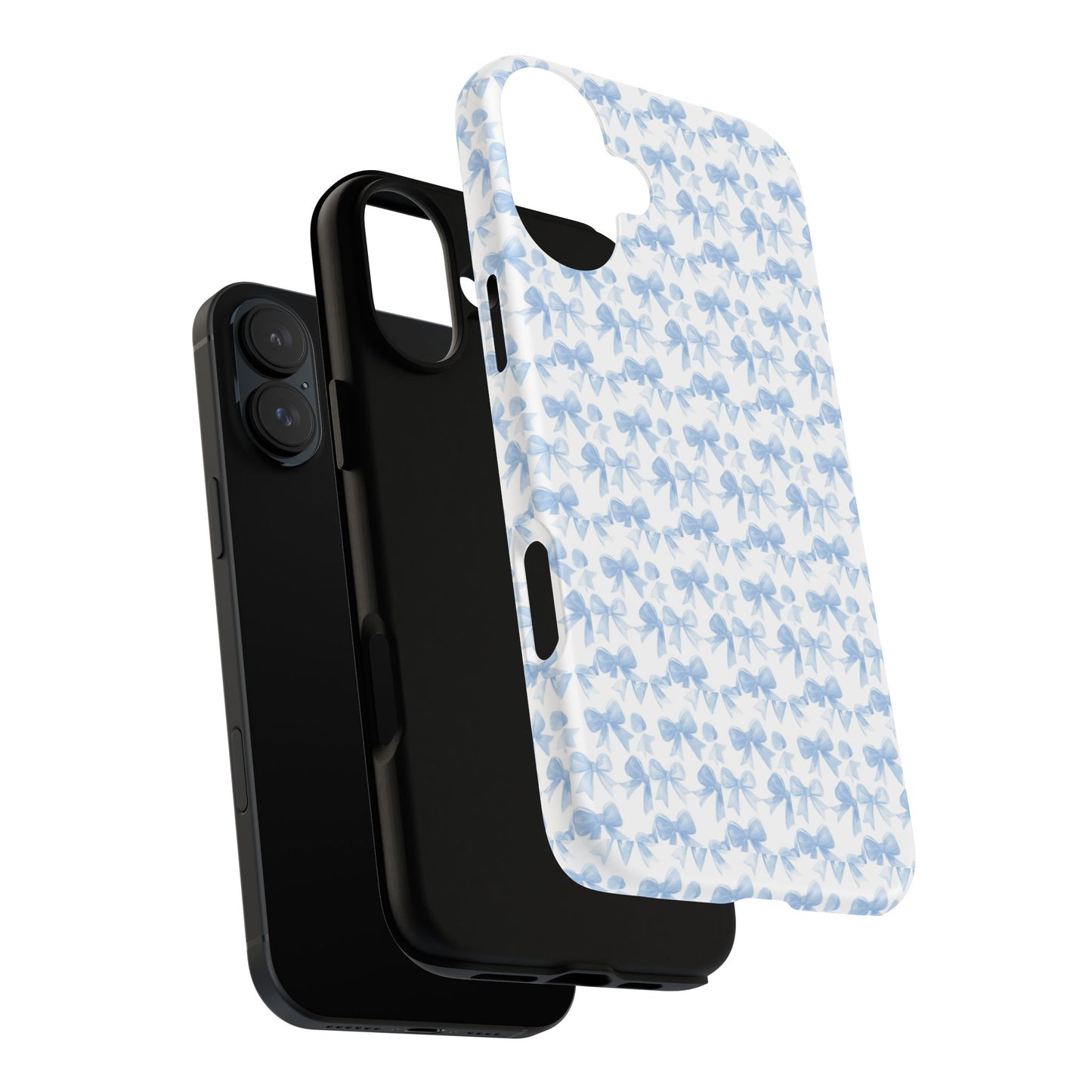 Blue Bow - Phone Case