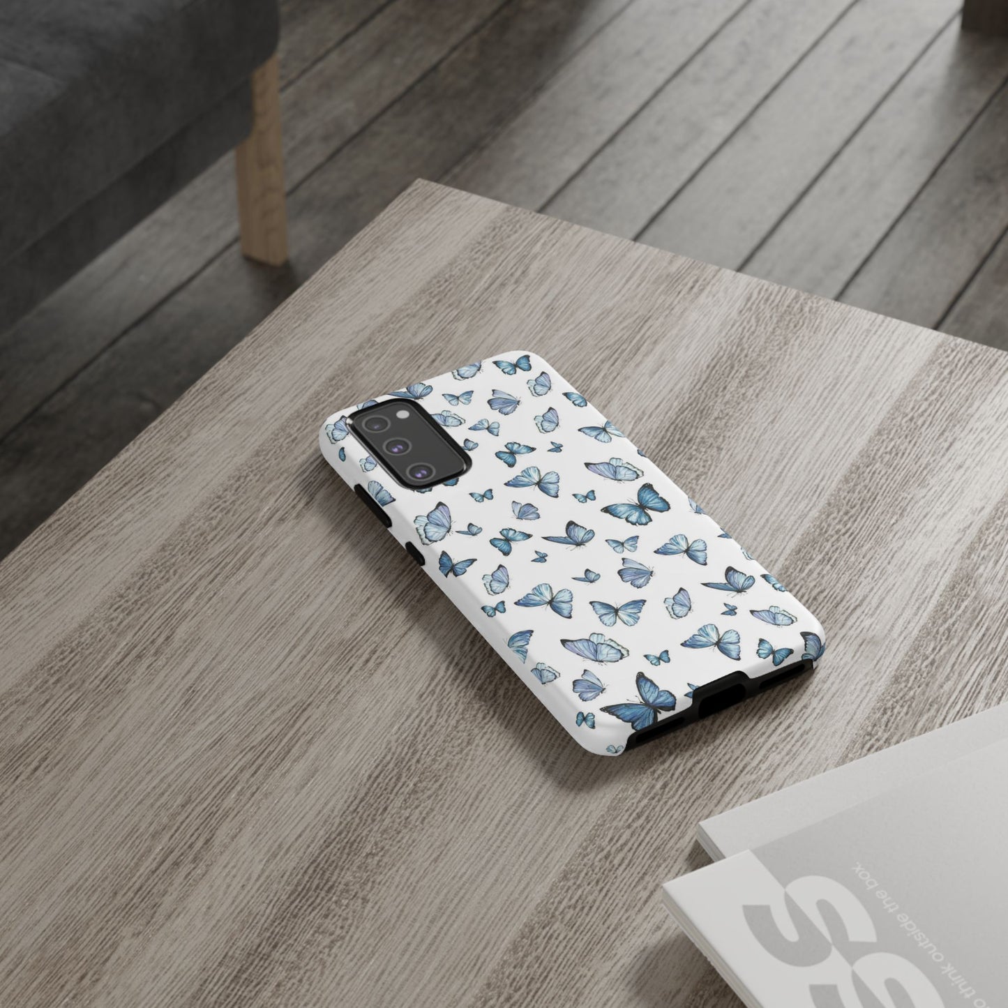 Blue Flutter Phone Case - Stylish & Protective Cover