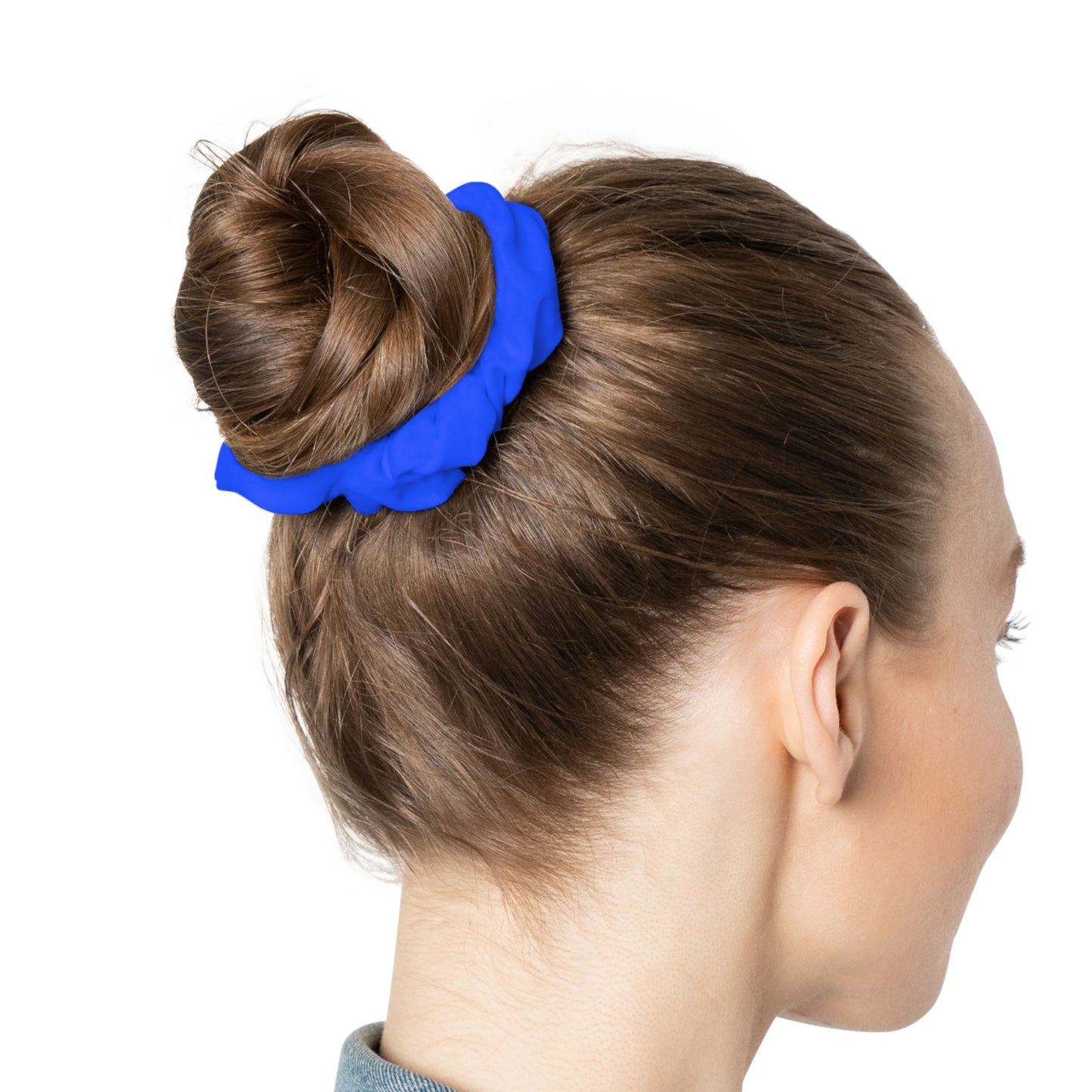 Neon Blue -Scrunchie