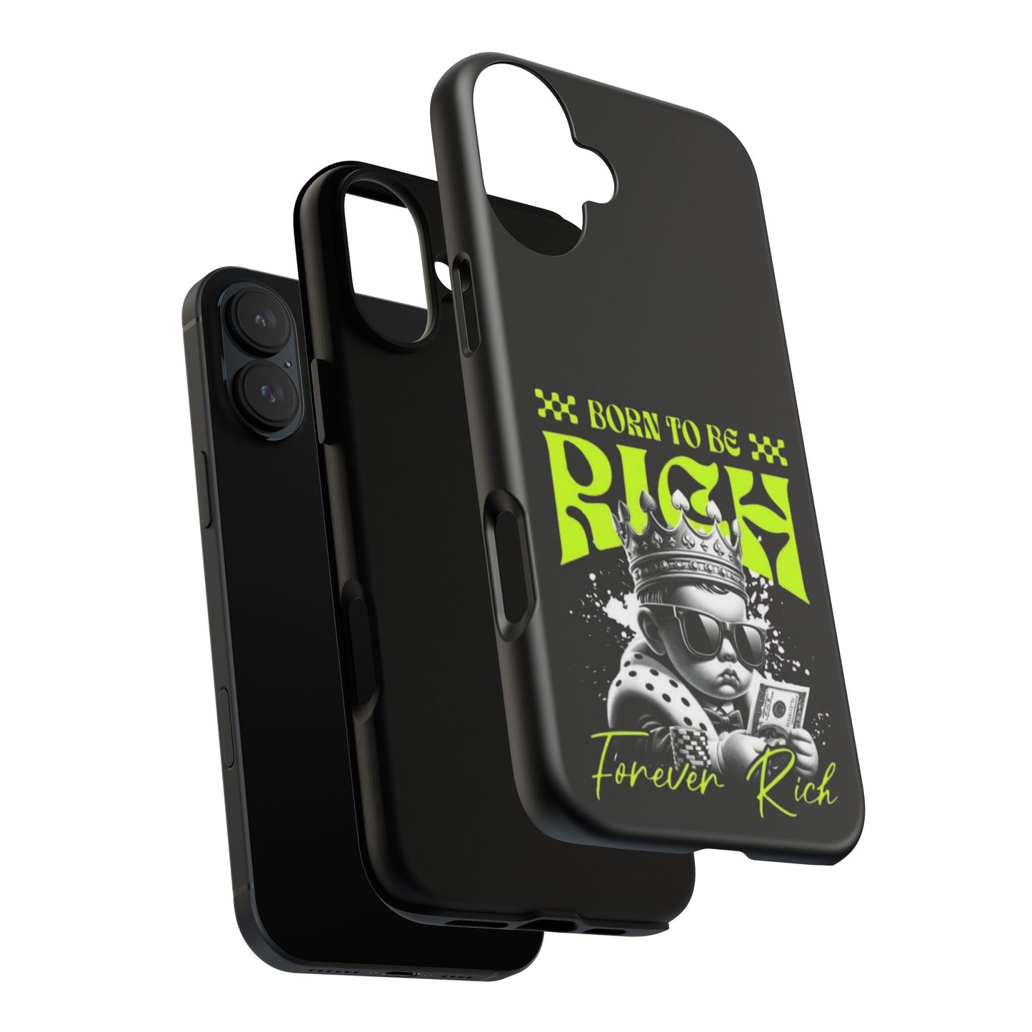 ,, Born to Be Rich"-Phone Case