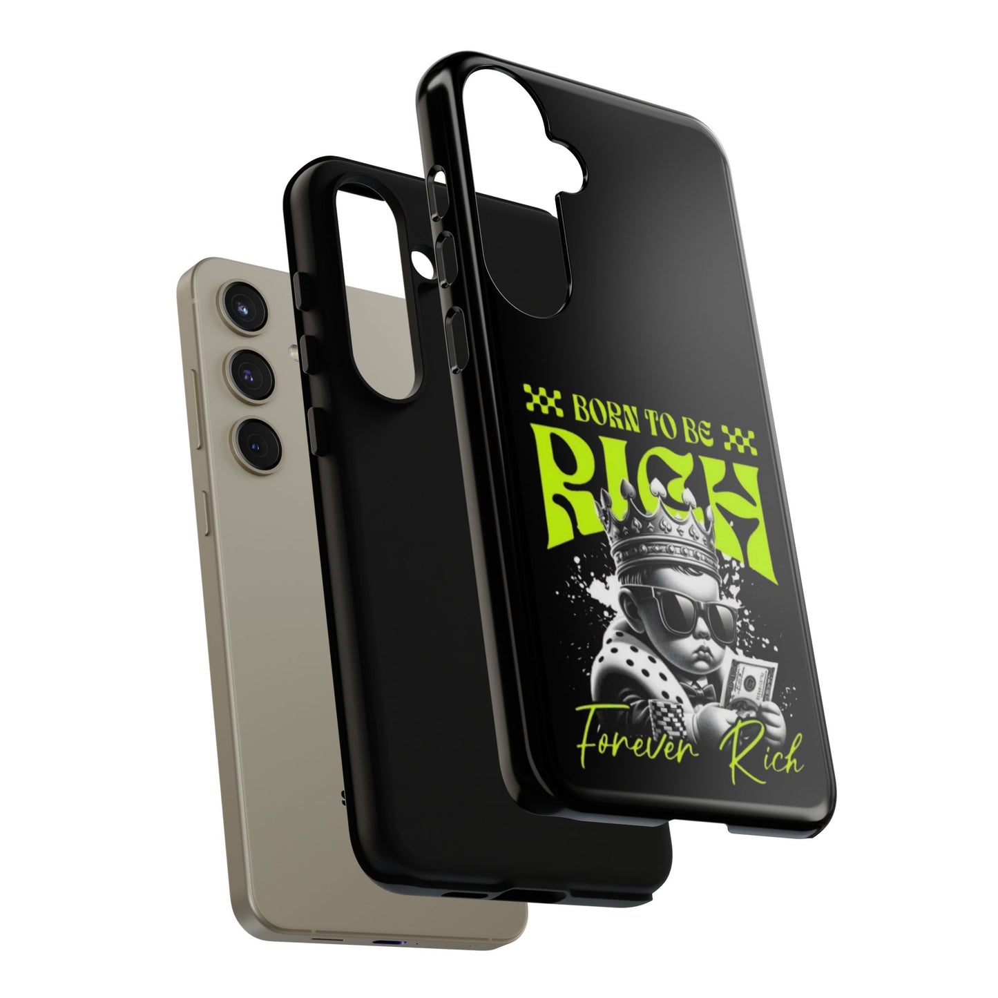 ,, Born to Be Rich"-Phone Case