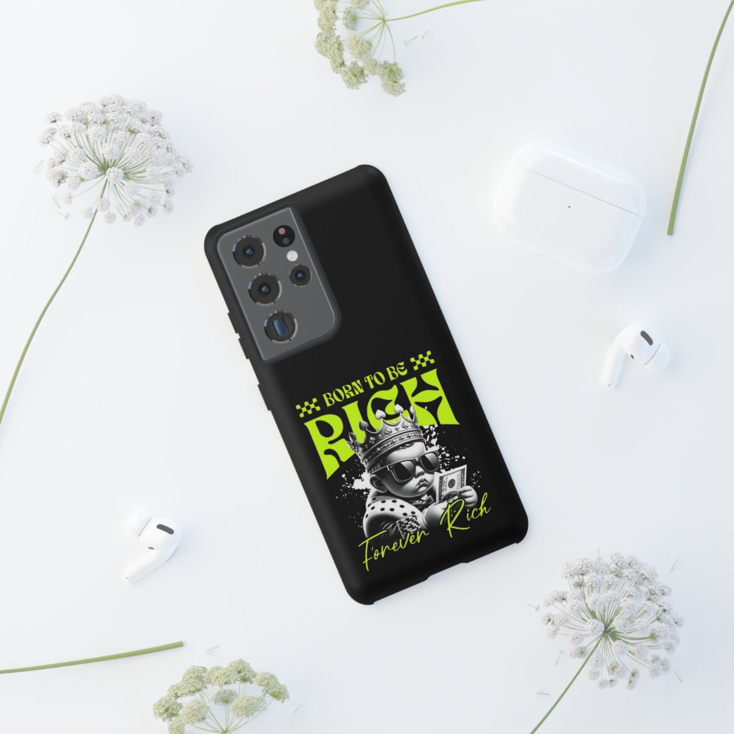 ,, Born to Be Rich"-Phone Case