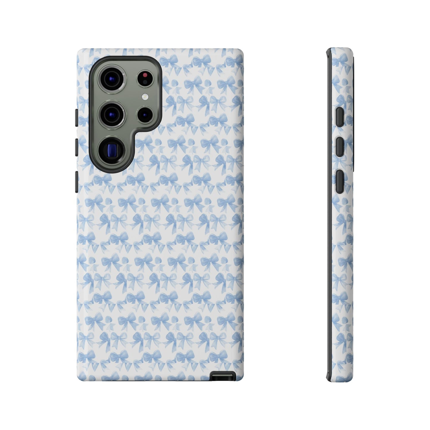 Blue Bow - Phone Case
