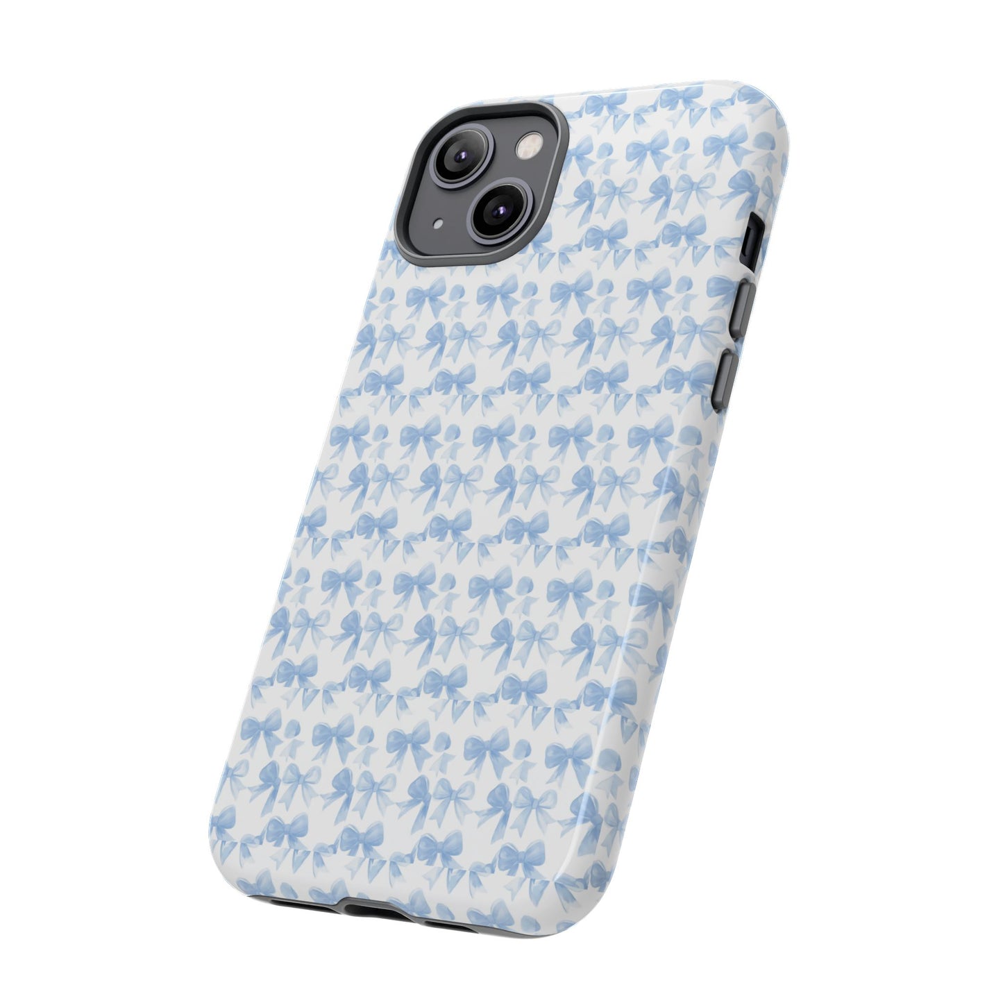 Blue Bow - Phone Case