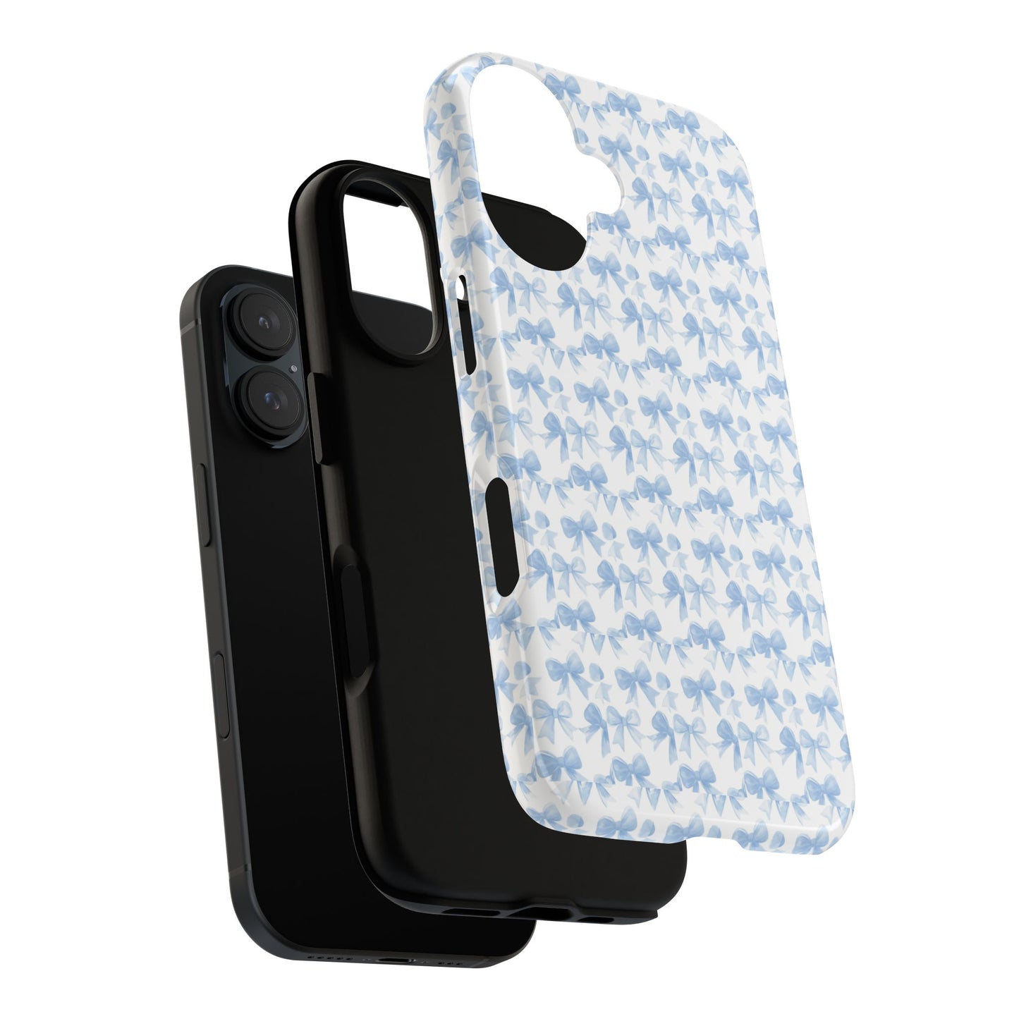 Blue Bow - Phone Case