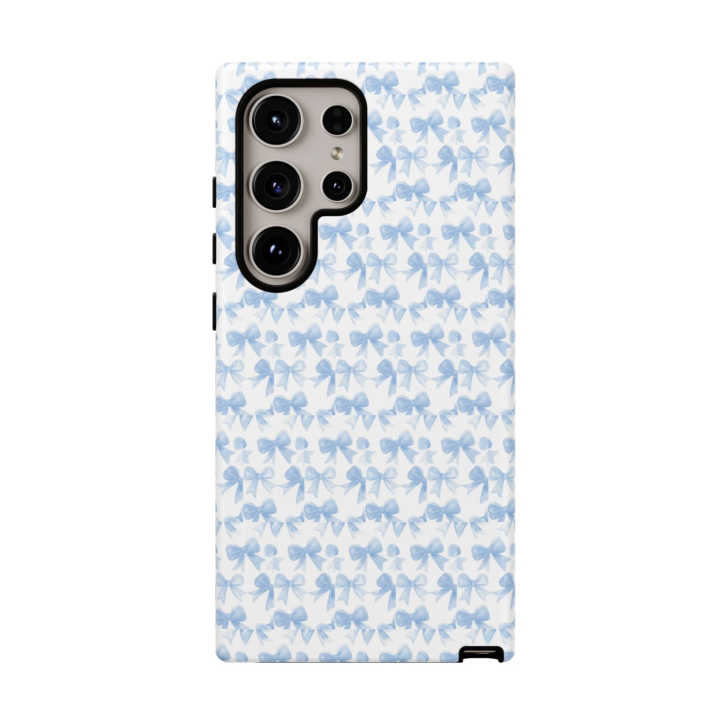 Blue Bow - Phone Case
