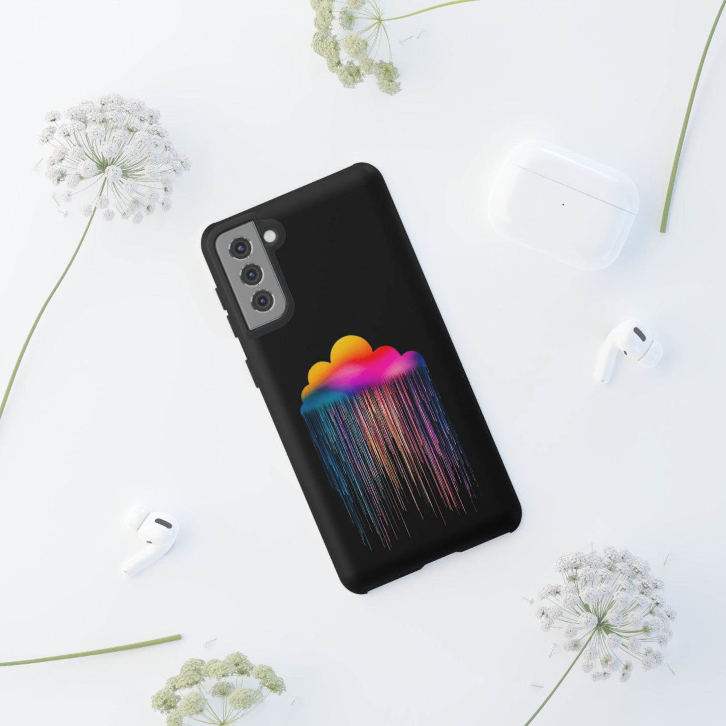 Colorful Cloud Rain -Phone Case