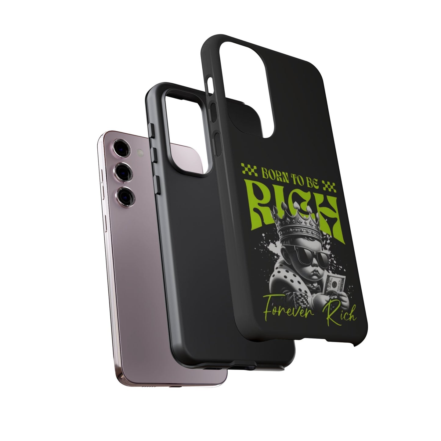 ,, Born to Be Rich"-Phone Case