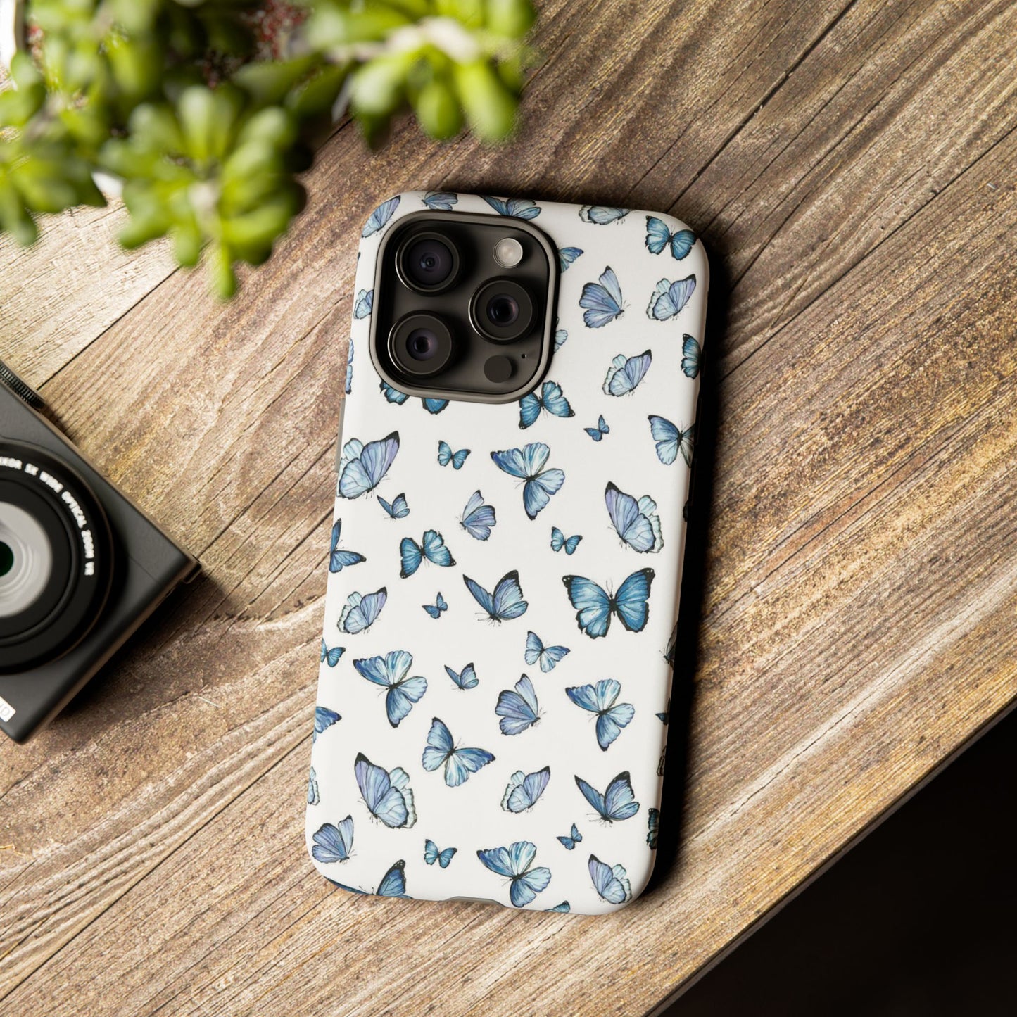 Blue Flutter Phone Case - Stylish & Protective Cover