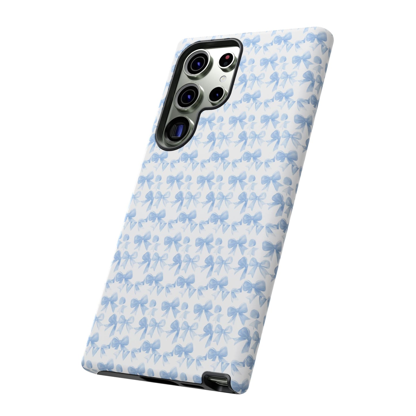 Blue Bow - Phone Case