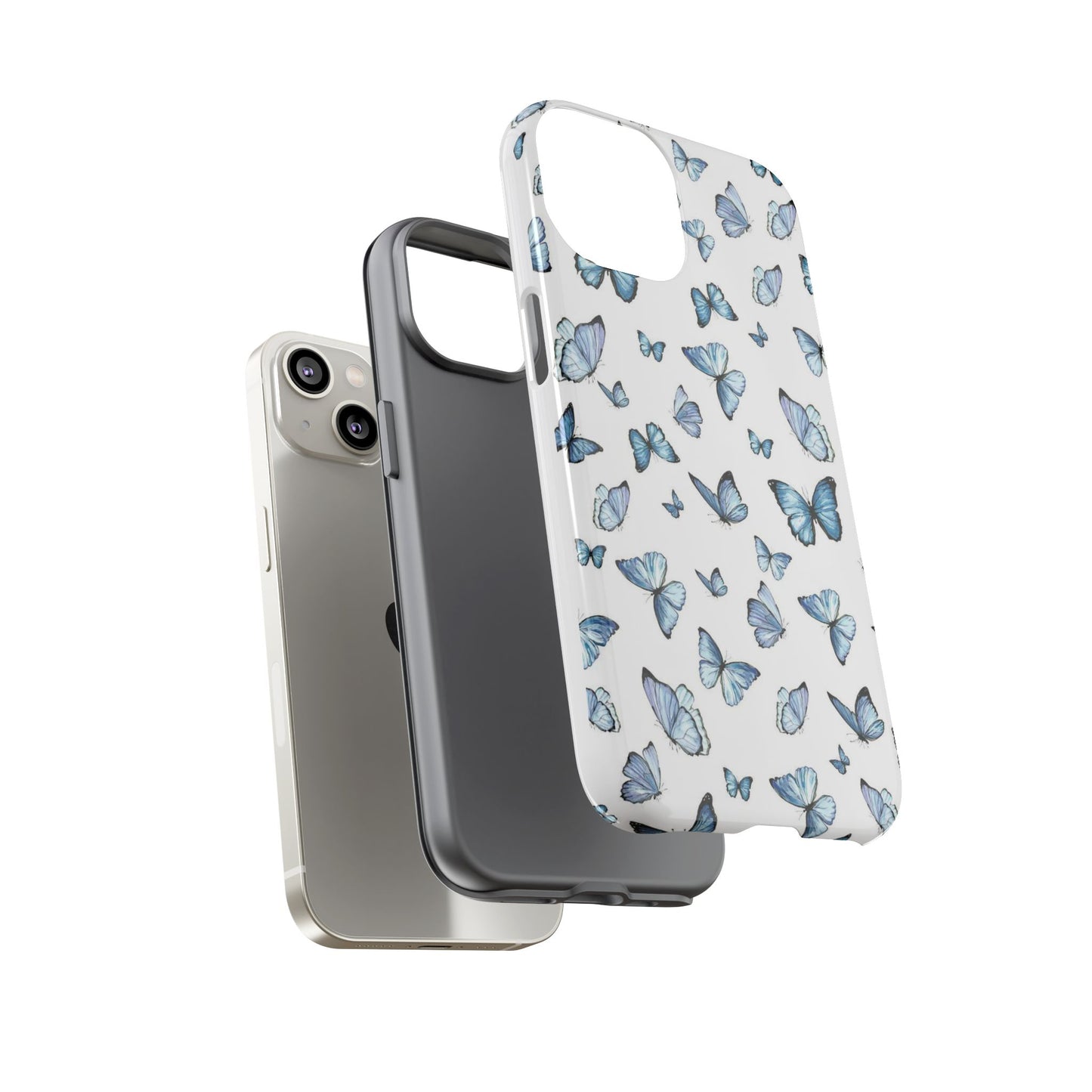 Blue Flutter Phone Case - Stylish & Protective Cover