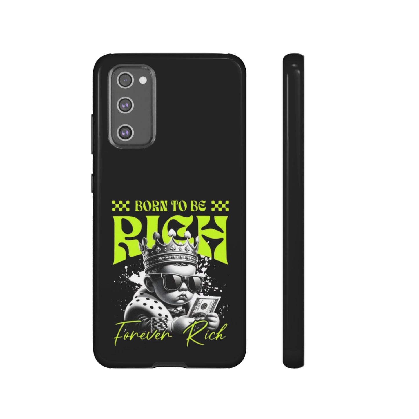 ,, Born to Be Rich"-Phone Case