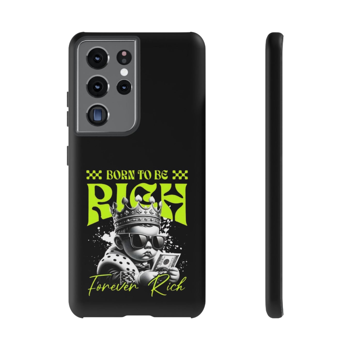 ,, Born to Be Rich"-Phone Case