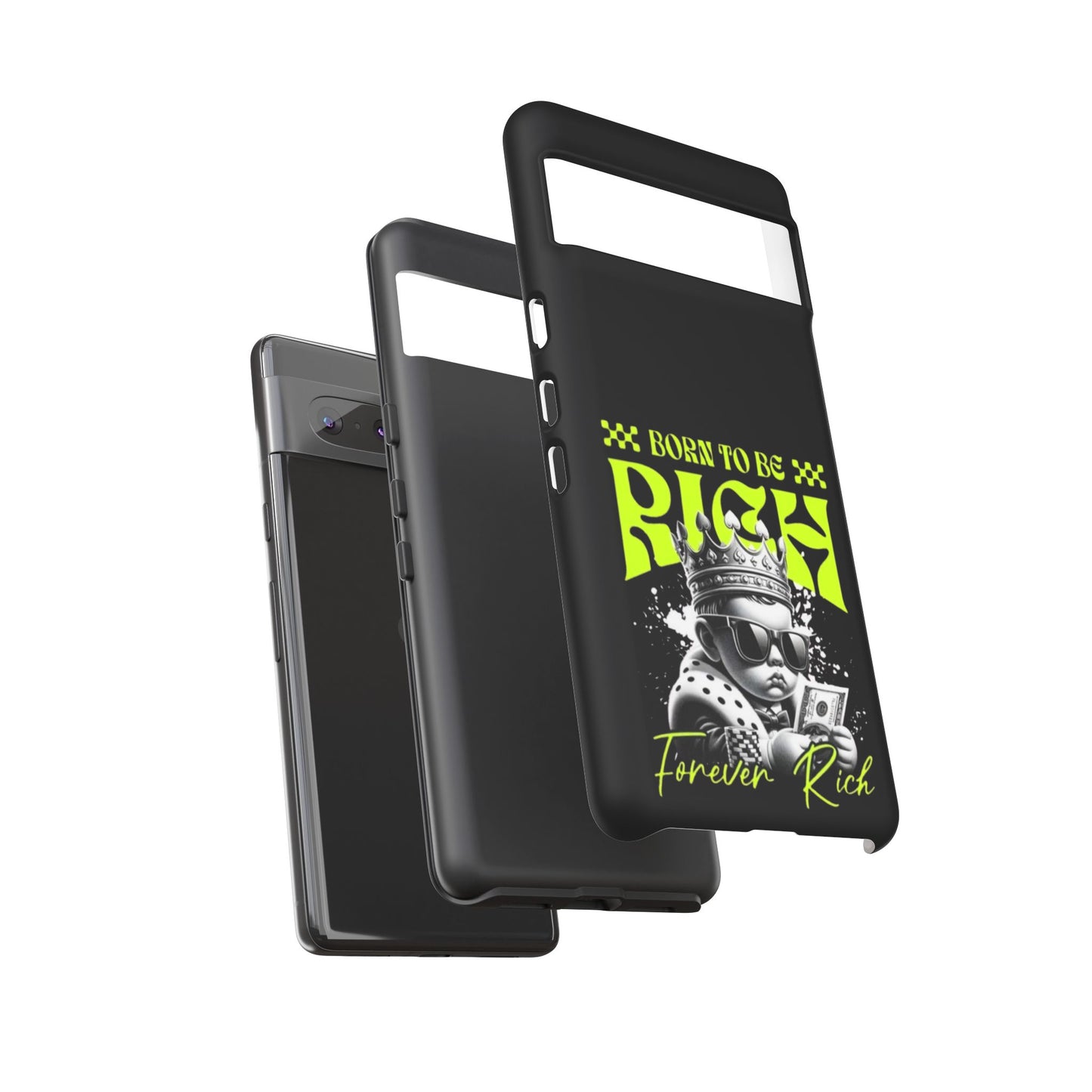 ,, Born to Be Rich"-Phone Case