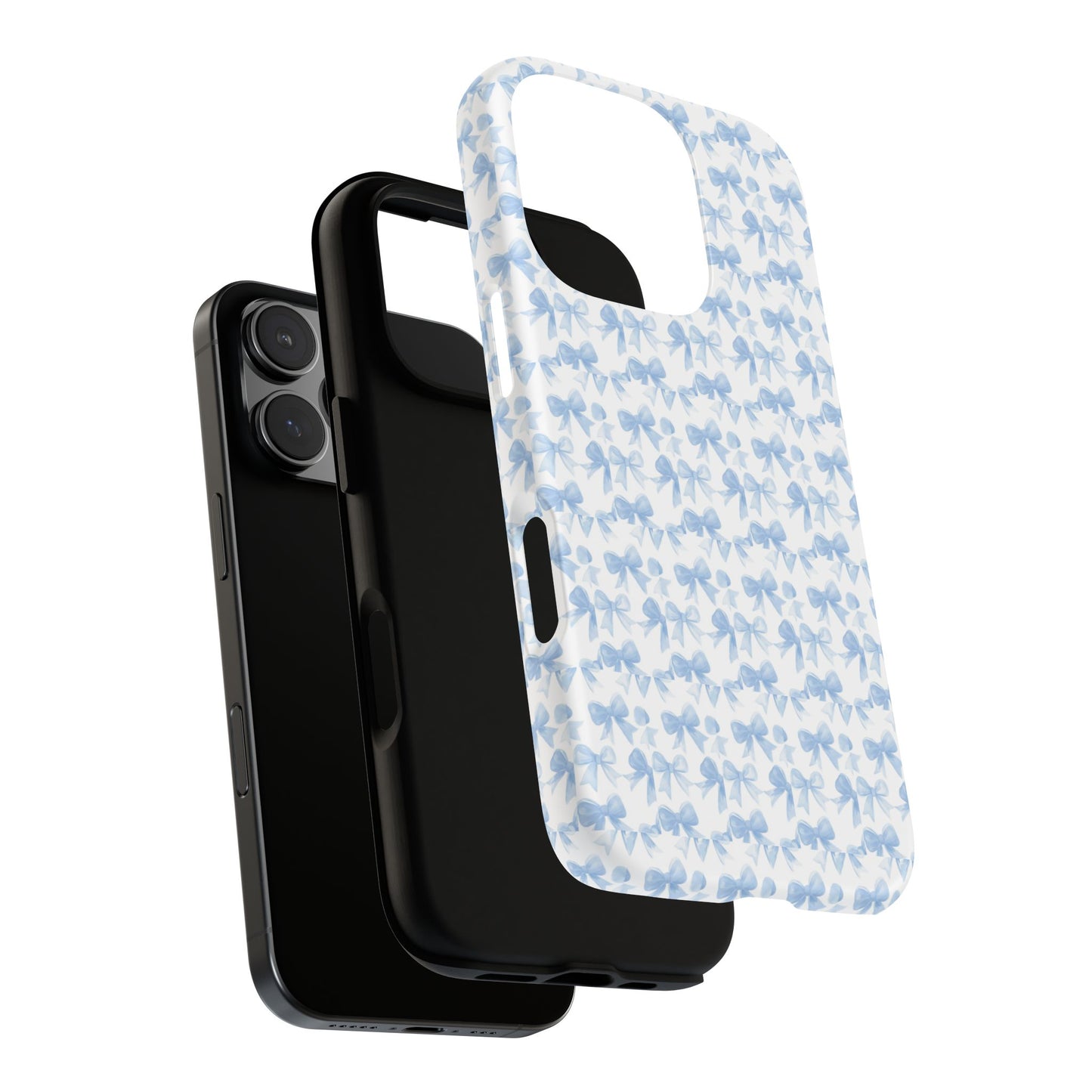 Blue Bow - Phone Case