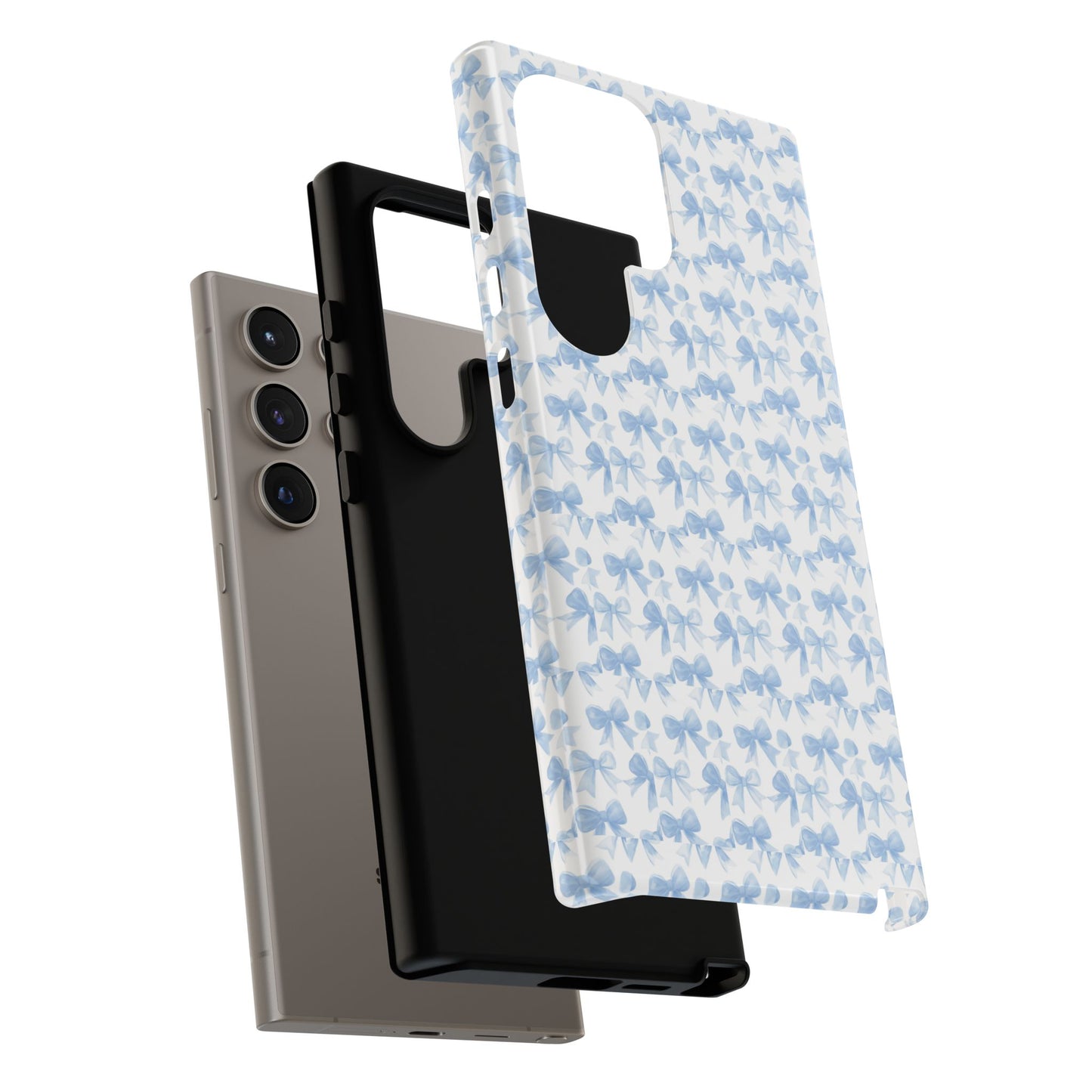 Blue Bow - Phone Case