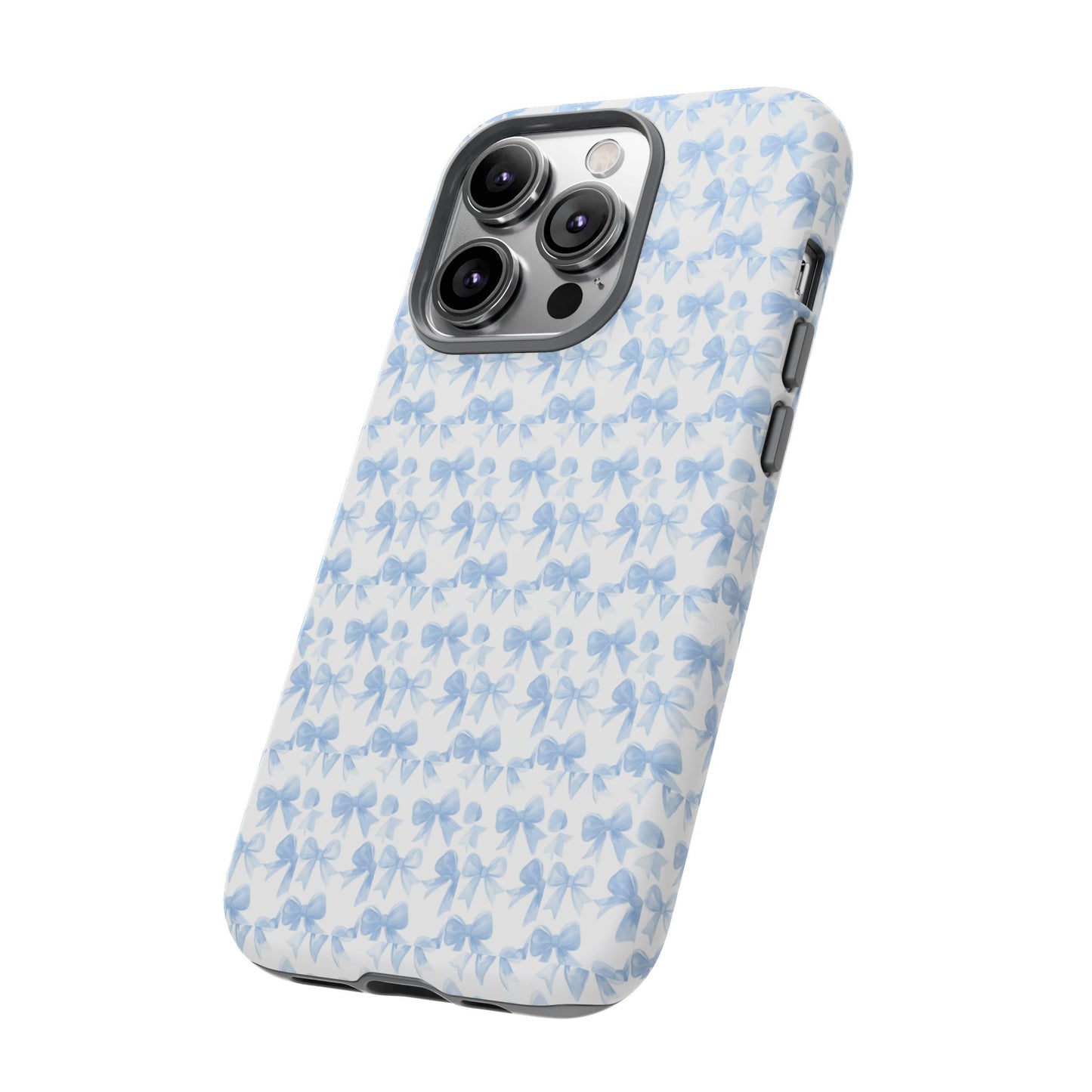 Blue Bow - Phone Case