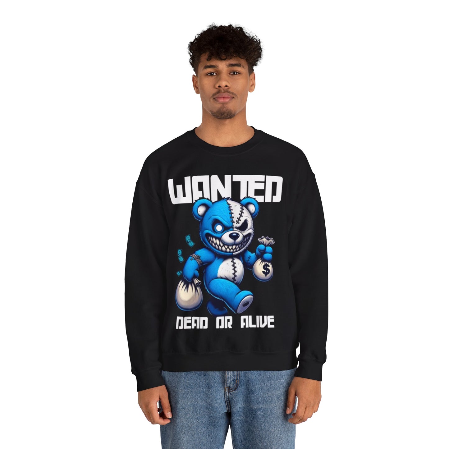 Wanted Bear- Men's Sweatshirt