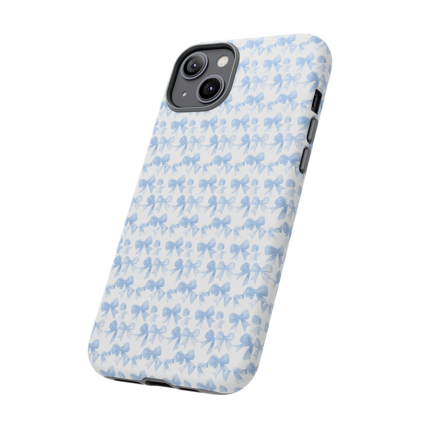 Blue Bow - Phone Case