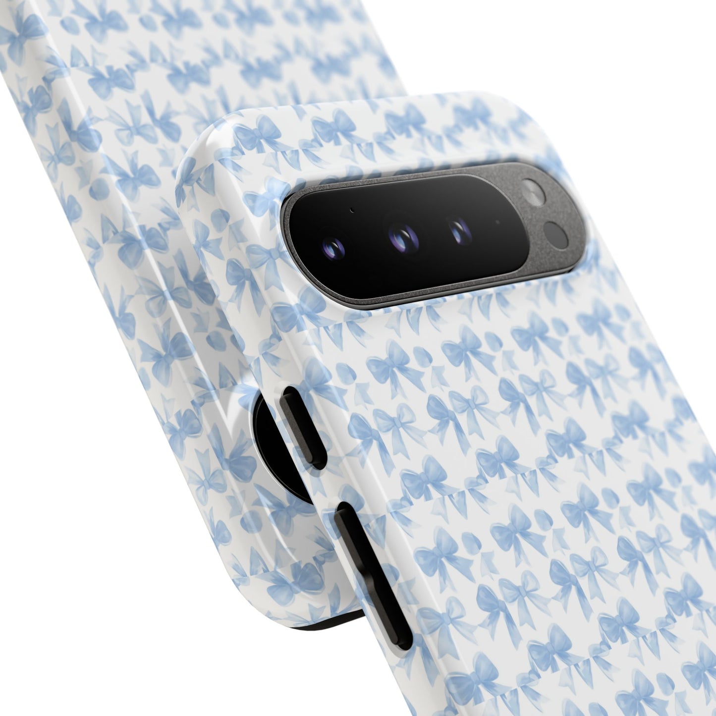 Blue Bow - Phone Case