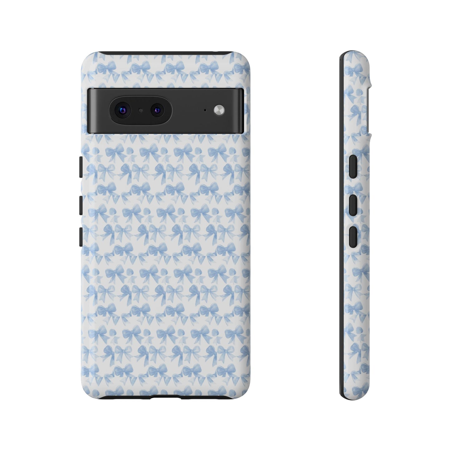 Blue Bow - Phone Case