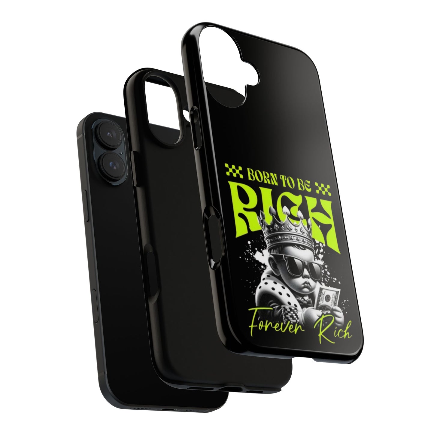 ,, Born to Be Rich"-Phone Case
