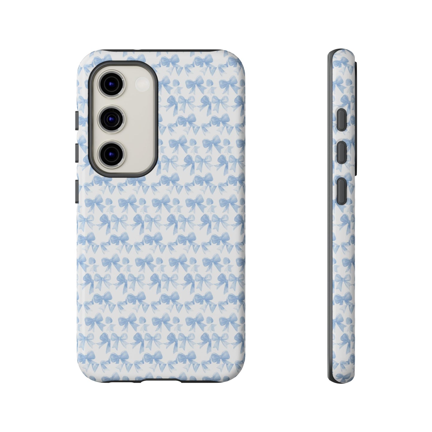 Blue Bow - Phone Case