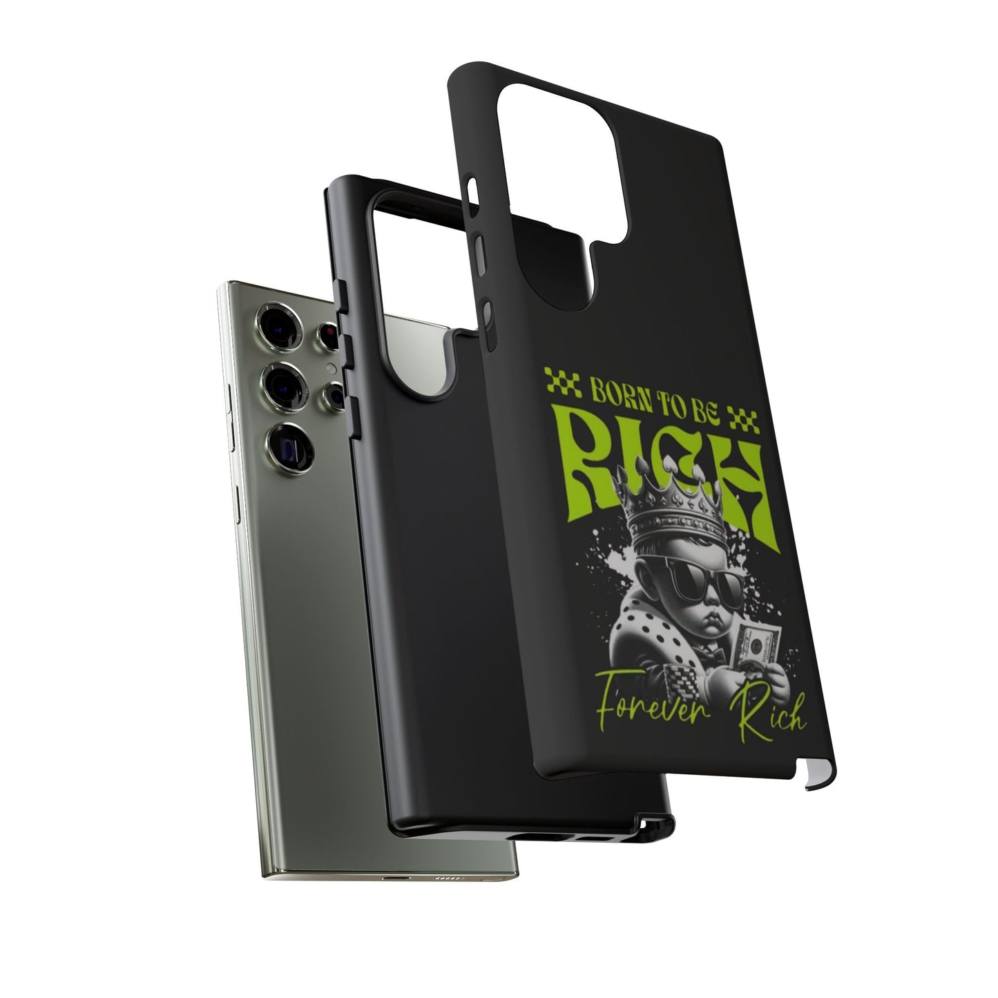 ,, Born to Be Rich"-Phone Case