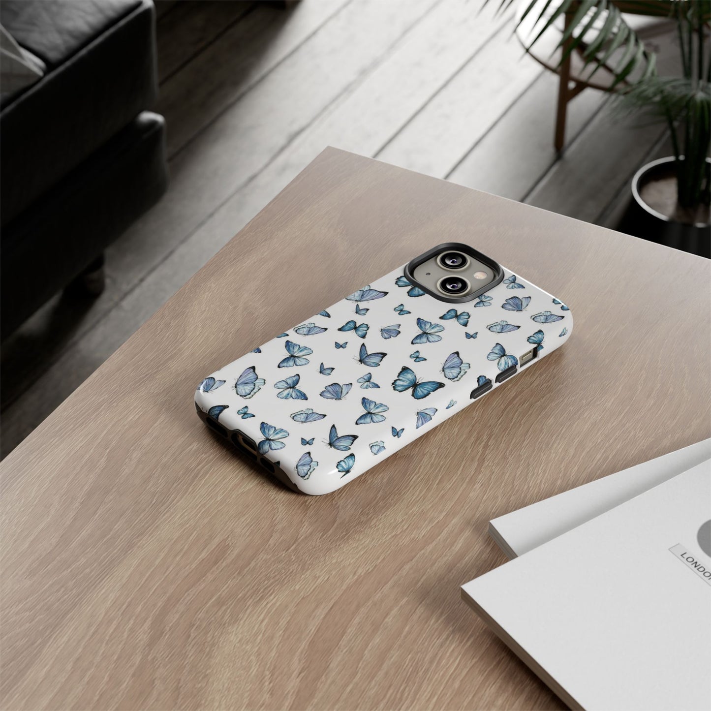 Blue Flutter Phone Case - Stylish & Protective Cover