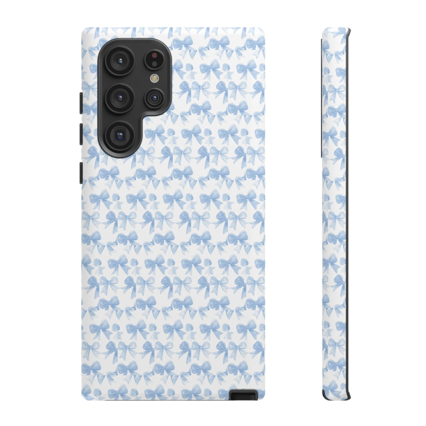 Blue Bow - Phone Case