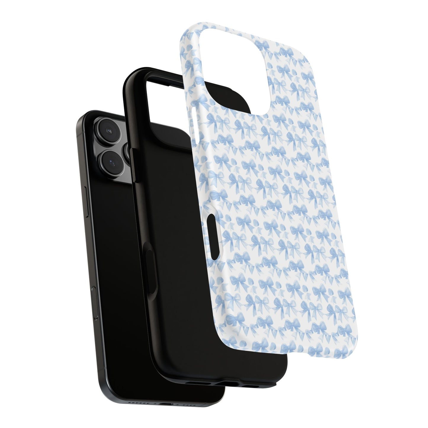 Blue Bow - Phone Case