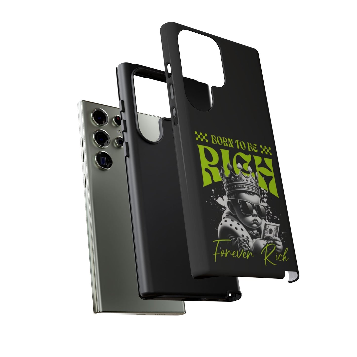 ,, Born to Be Rich"-Phone Case
