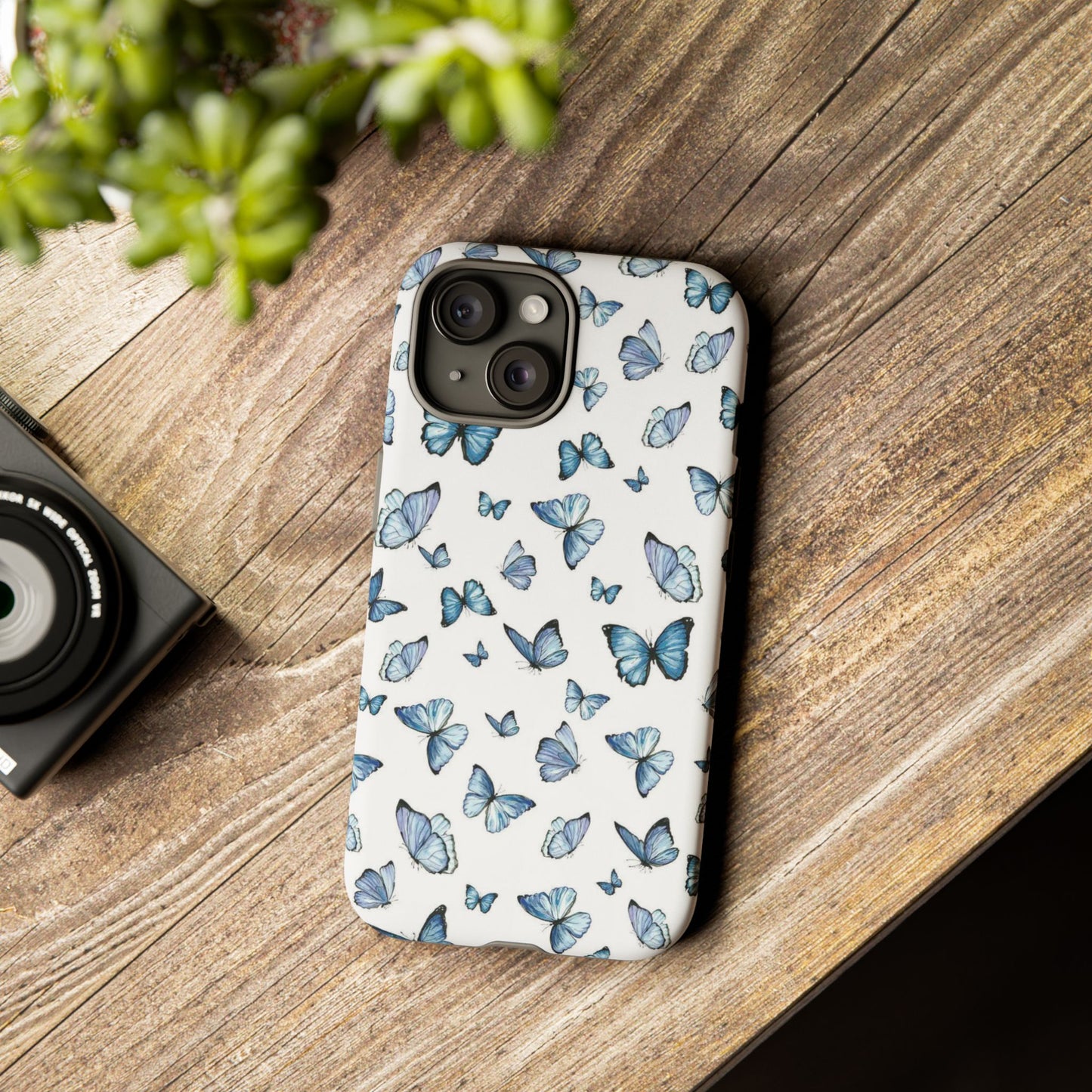 Blue Flutter Phone Case - Stylish & Protective Cover