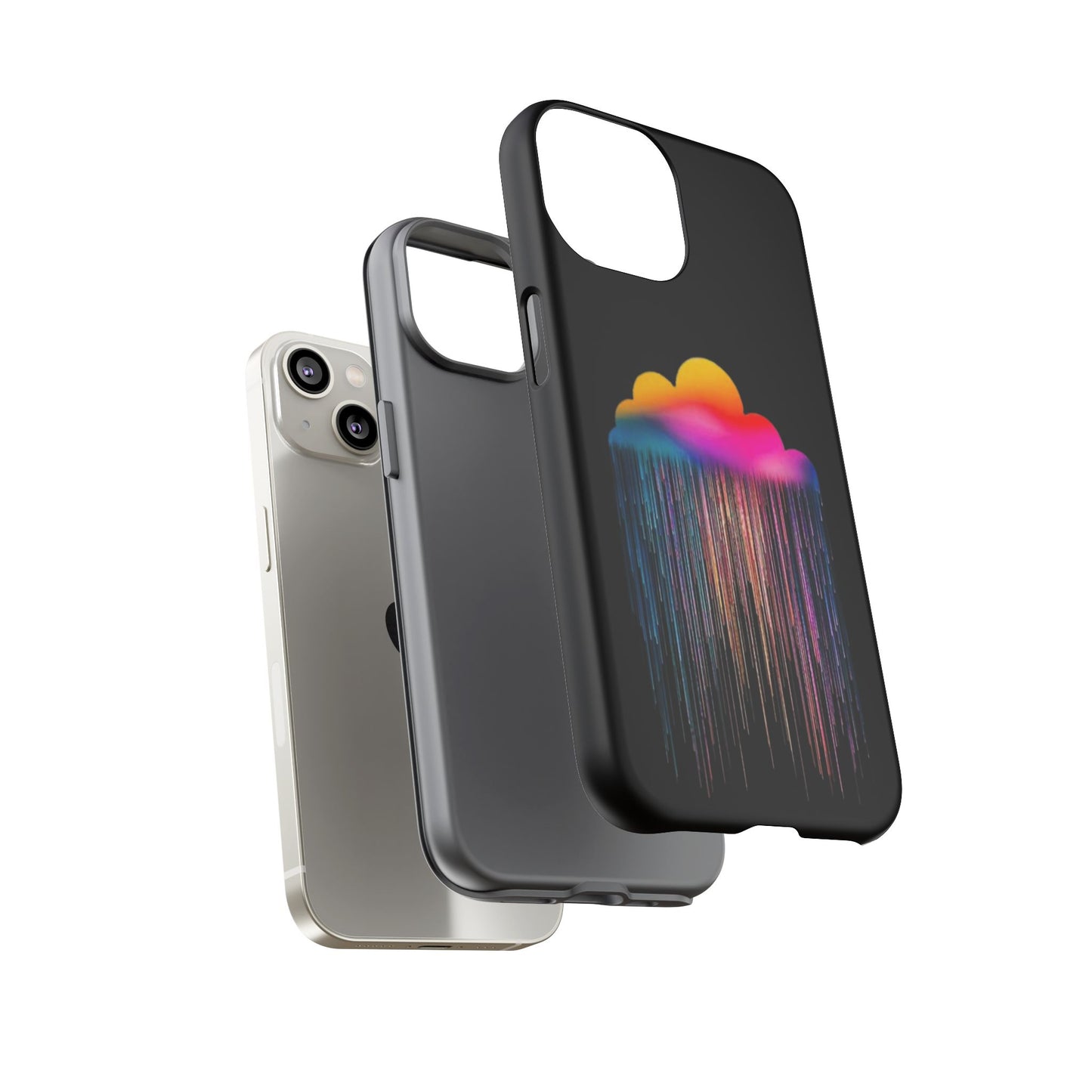 Colorful Cloud Rain -Phone Case