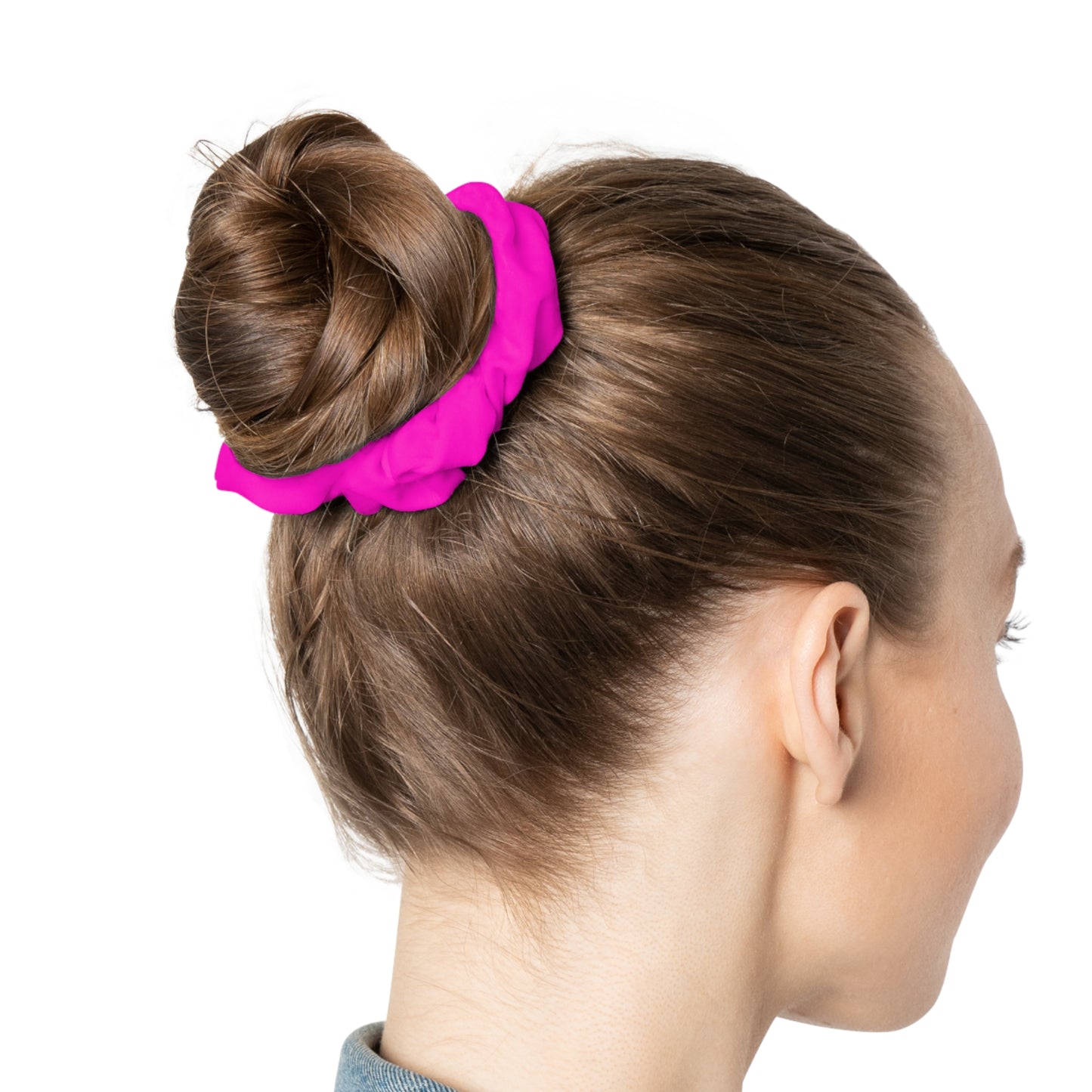 Neon Pink -Scrunchie