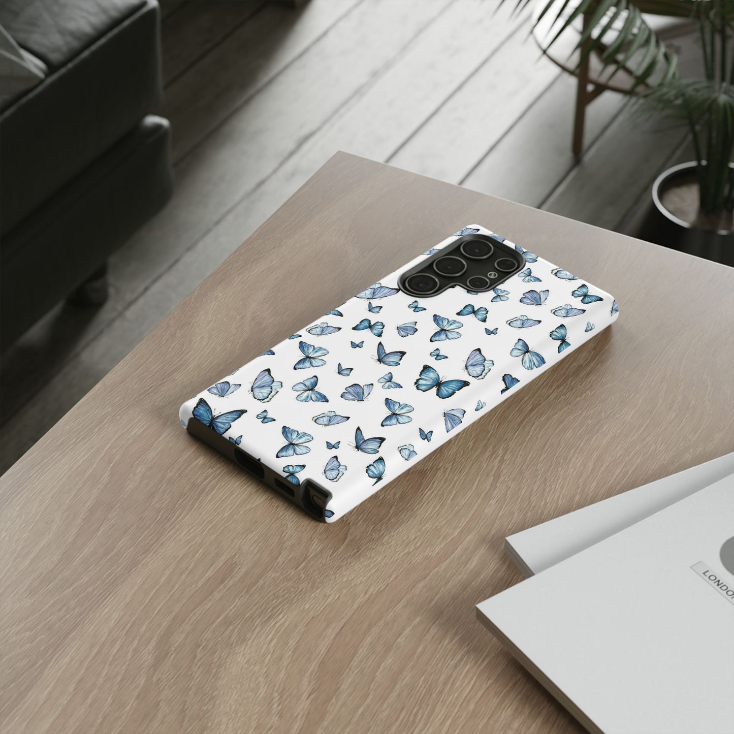 Blue Flutter Phone Case - Stylish & Protective Cover