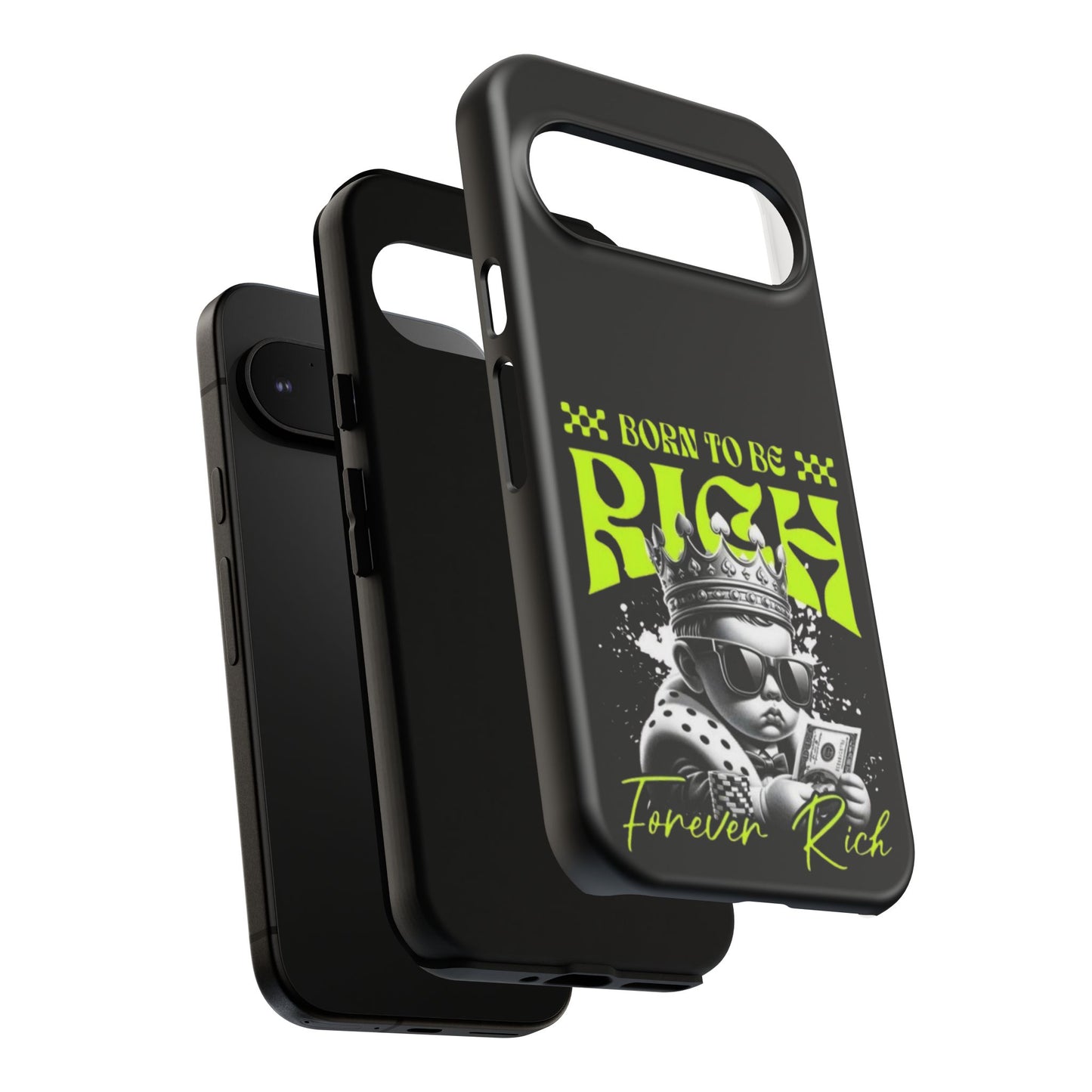 ,, Born to Be Rich"-Phone Case