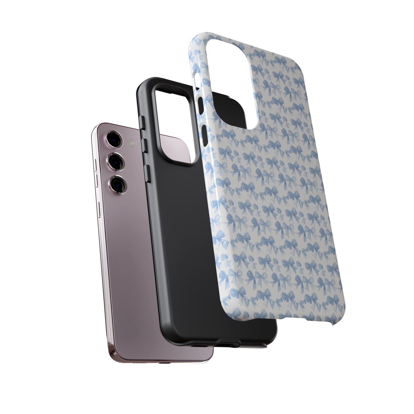 Blue Bow - Phone Case