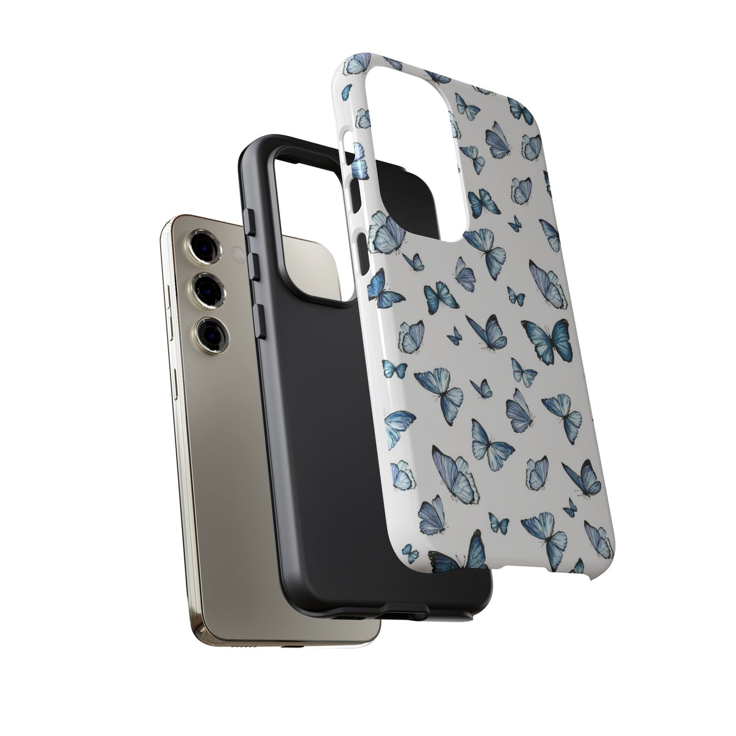 Blue Flutter Phone Case - Stylish & Protective Cover