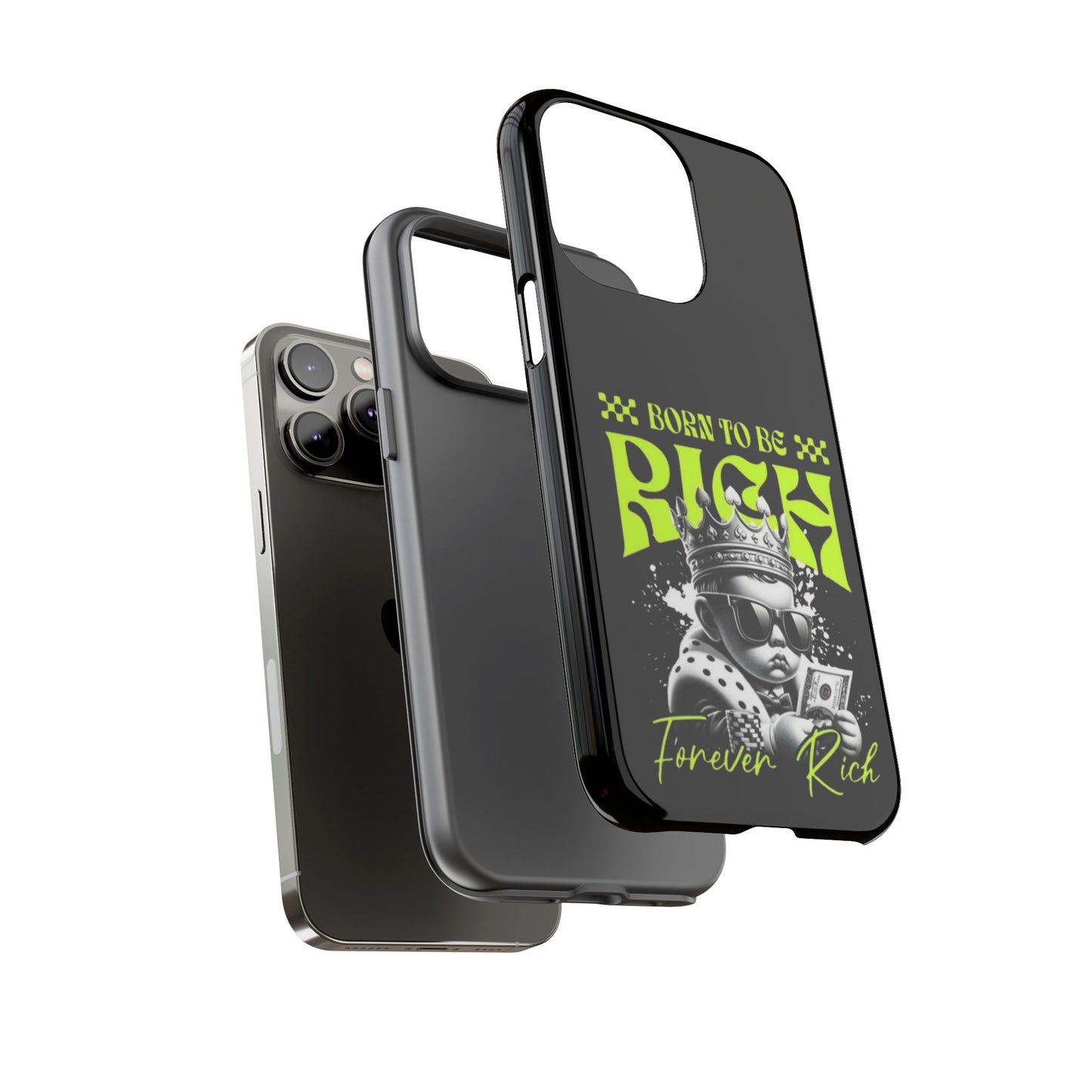 ,, Born to Be Rich"-Phone Case