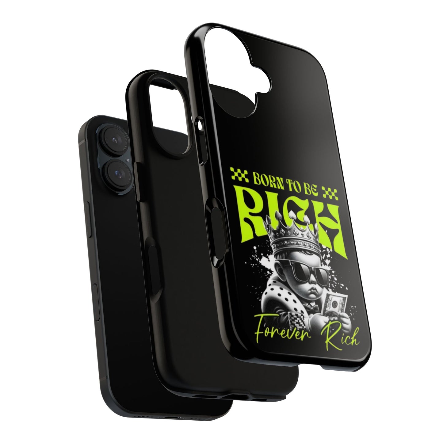 ,, Born to Be Rich"-Phone Case