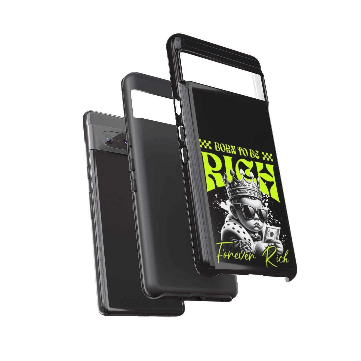 ,, Born to Be Rich"-Phone Case